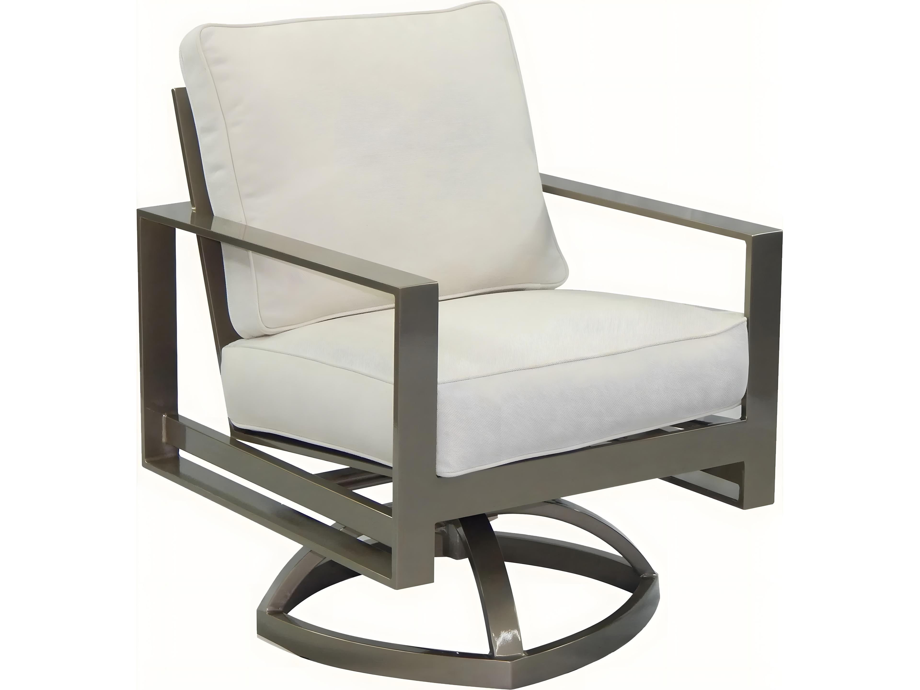 Castelle Park Place Swivel Rocker Dining Arm Chair Set Replacement Cushions