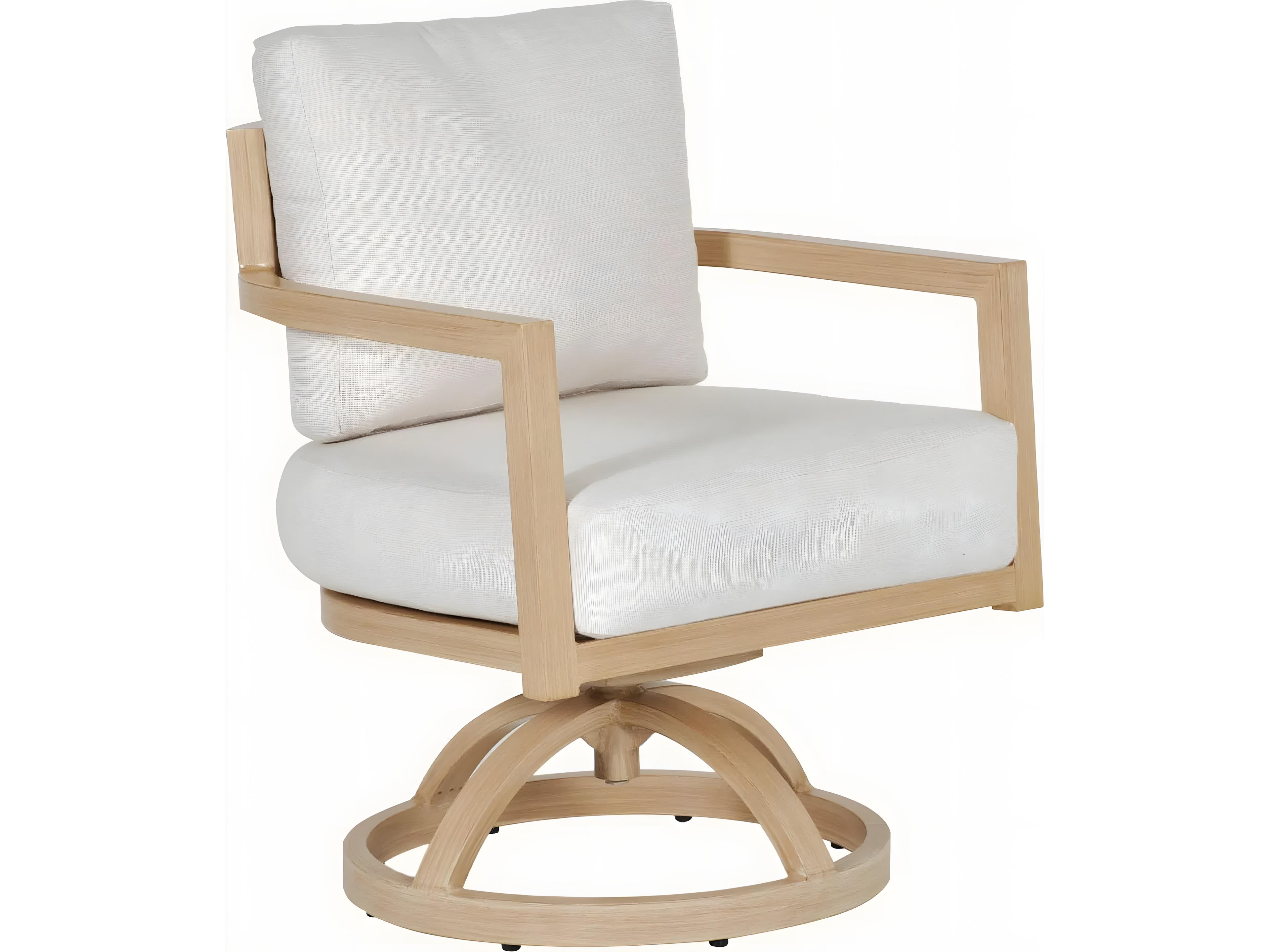 Castelle Gala Swivel Rocker Dining Arm Chair Set Replacement Cushions