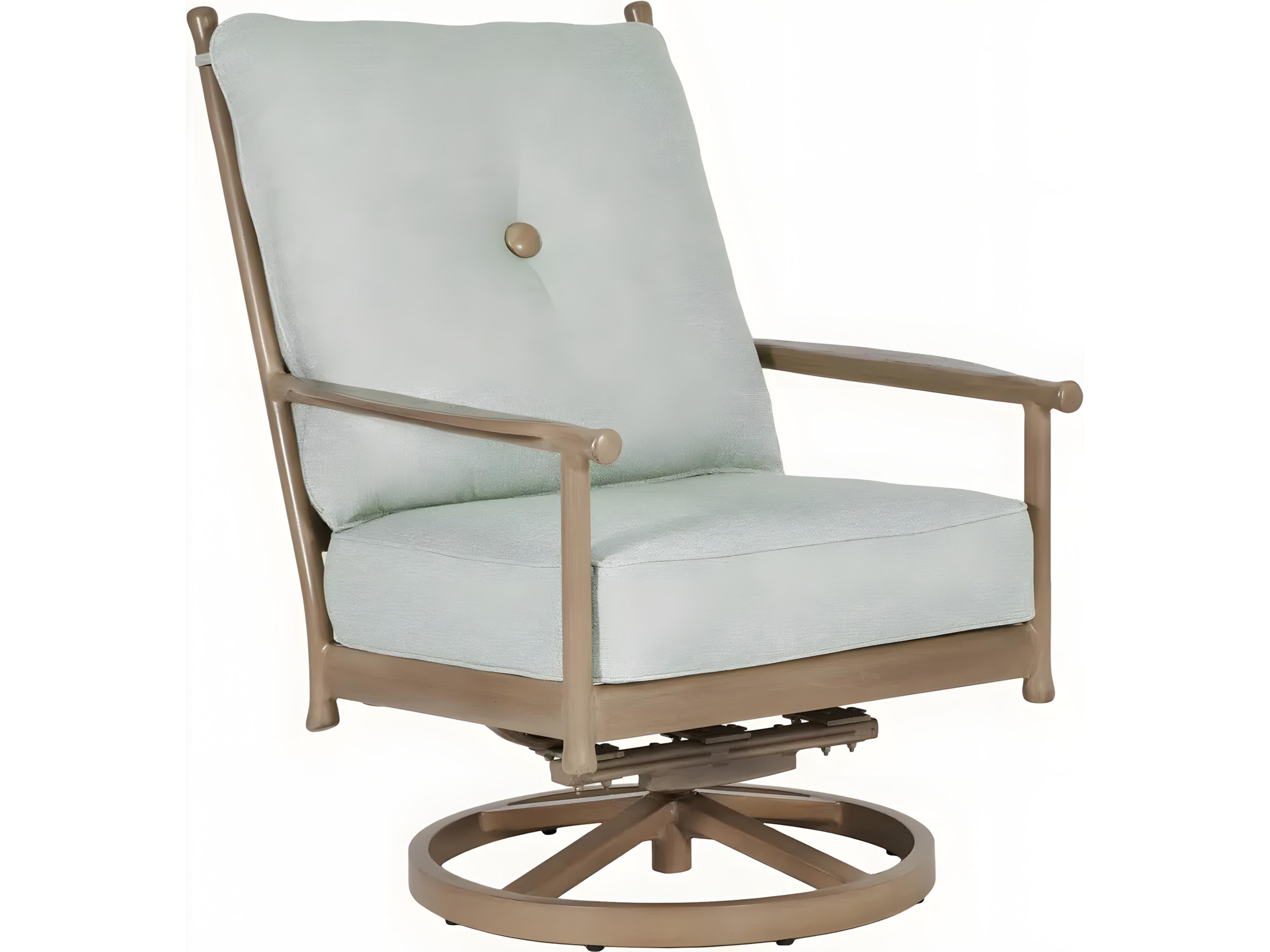 Castelle Lodge Deep SeatingHigh Back Swivel Rocker Lounge Chair Set Replacement Cushions