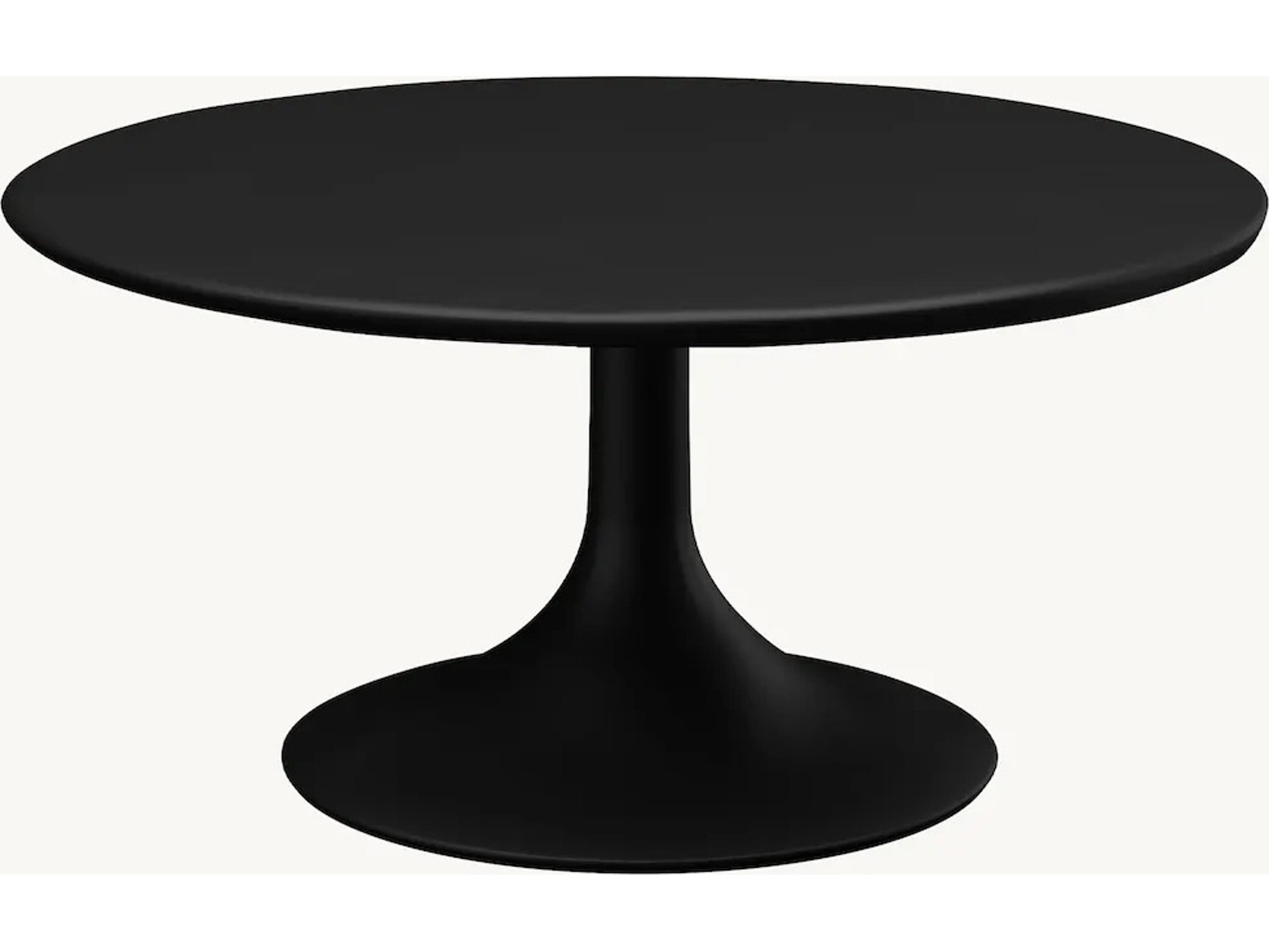 Castelle Tulips Aluminum Round Outdoor Patio Coffee Table