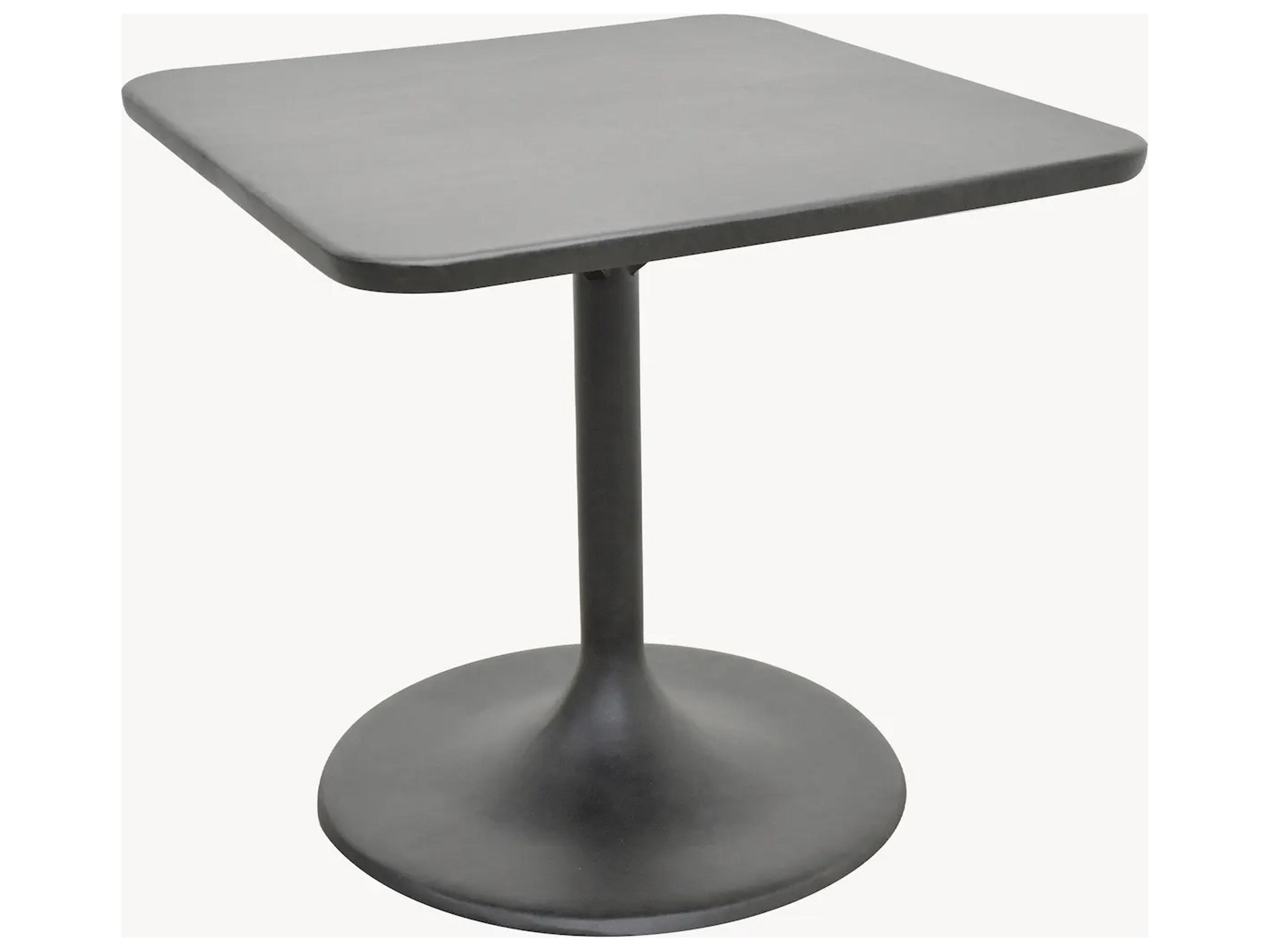 Castelle Tulips Cast Aluminum Square Patio Counter Height Table
