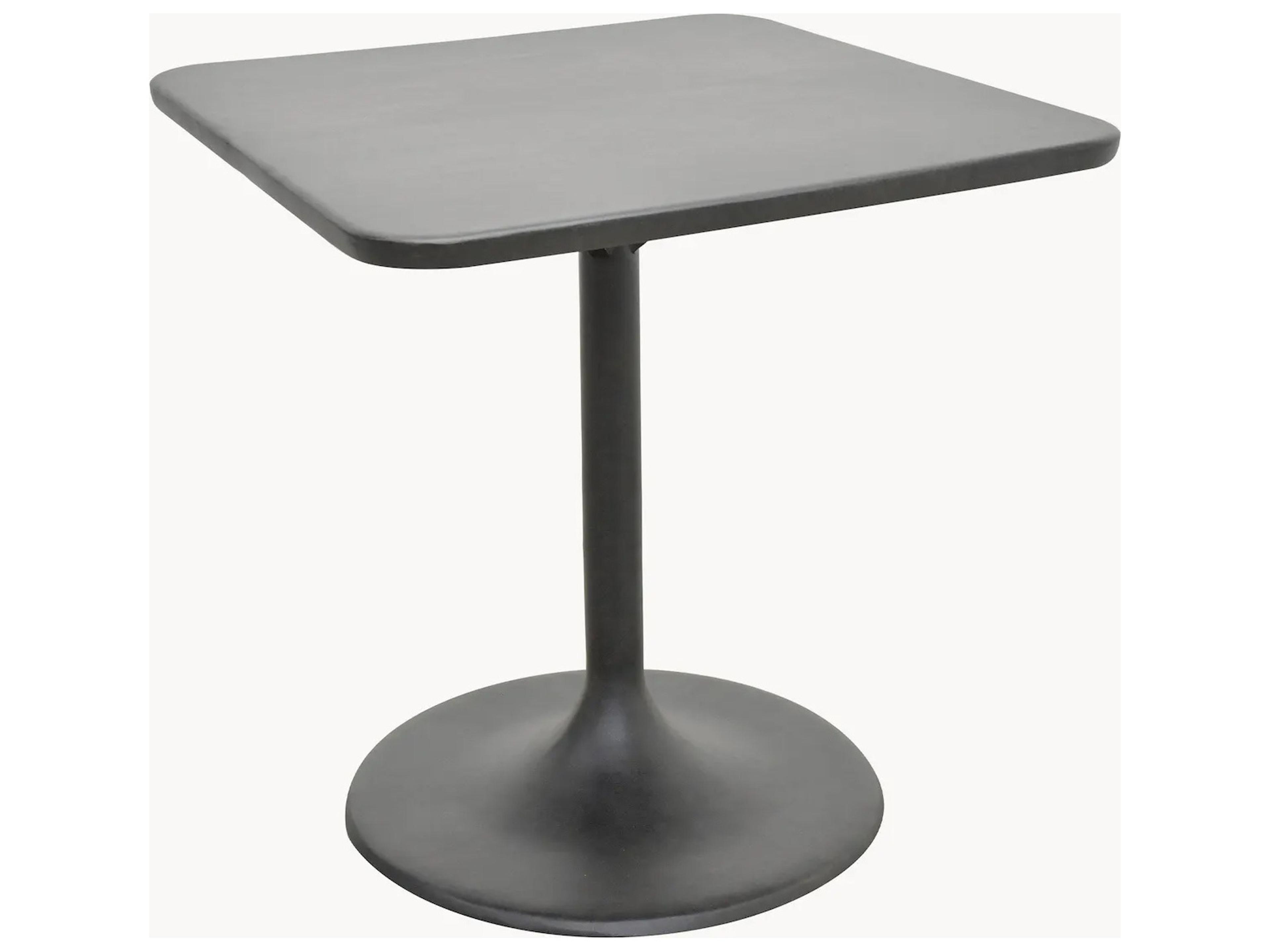 Castelle Tulips Cast Aluminum Square Patio Bar Height Table