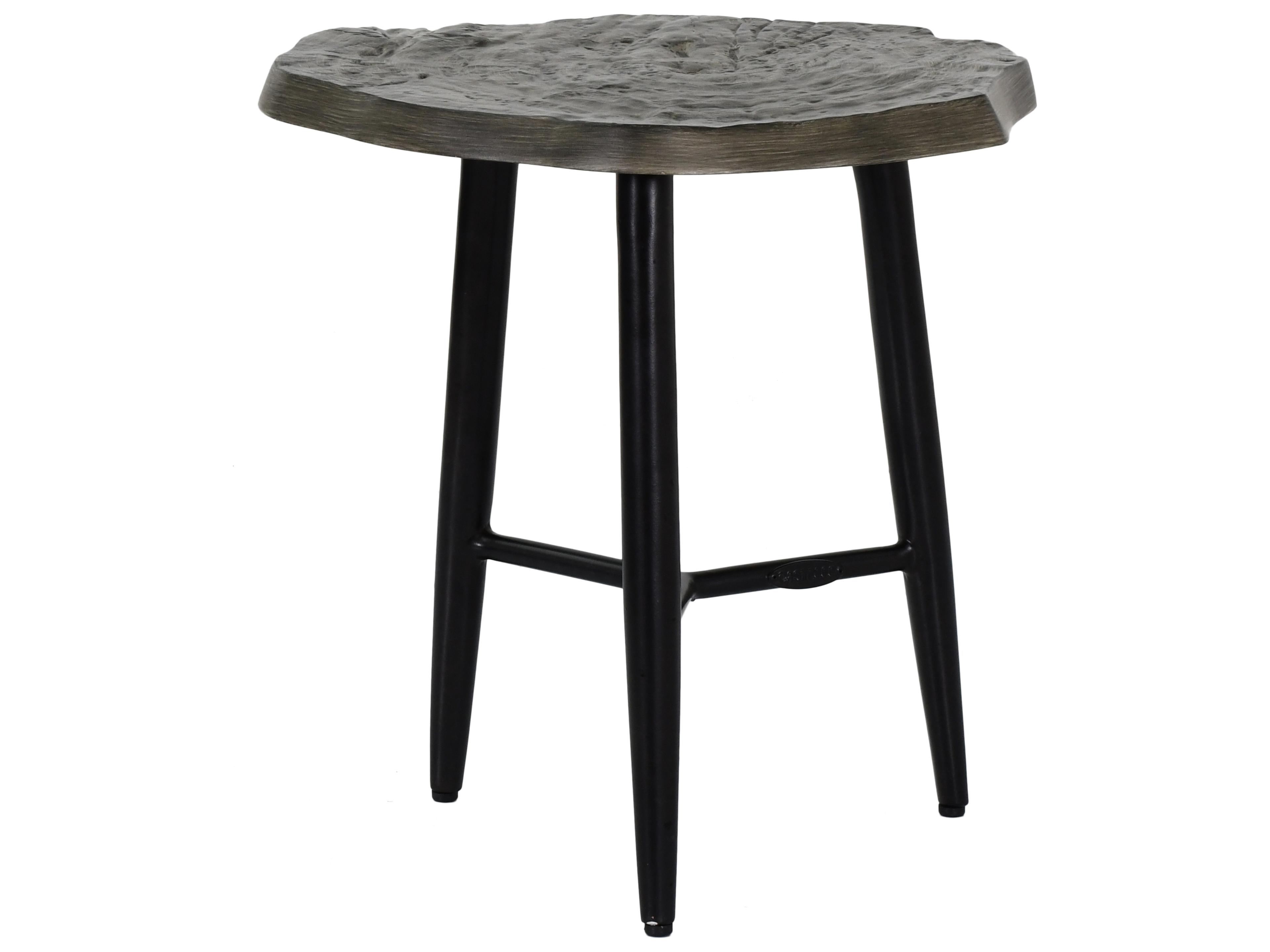 Castelle Natures Wood Aluminum Patio End Table