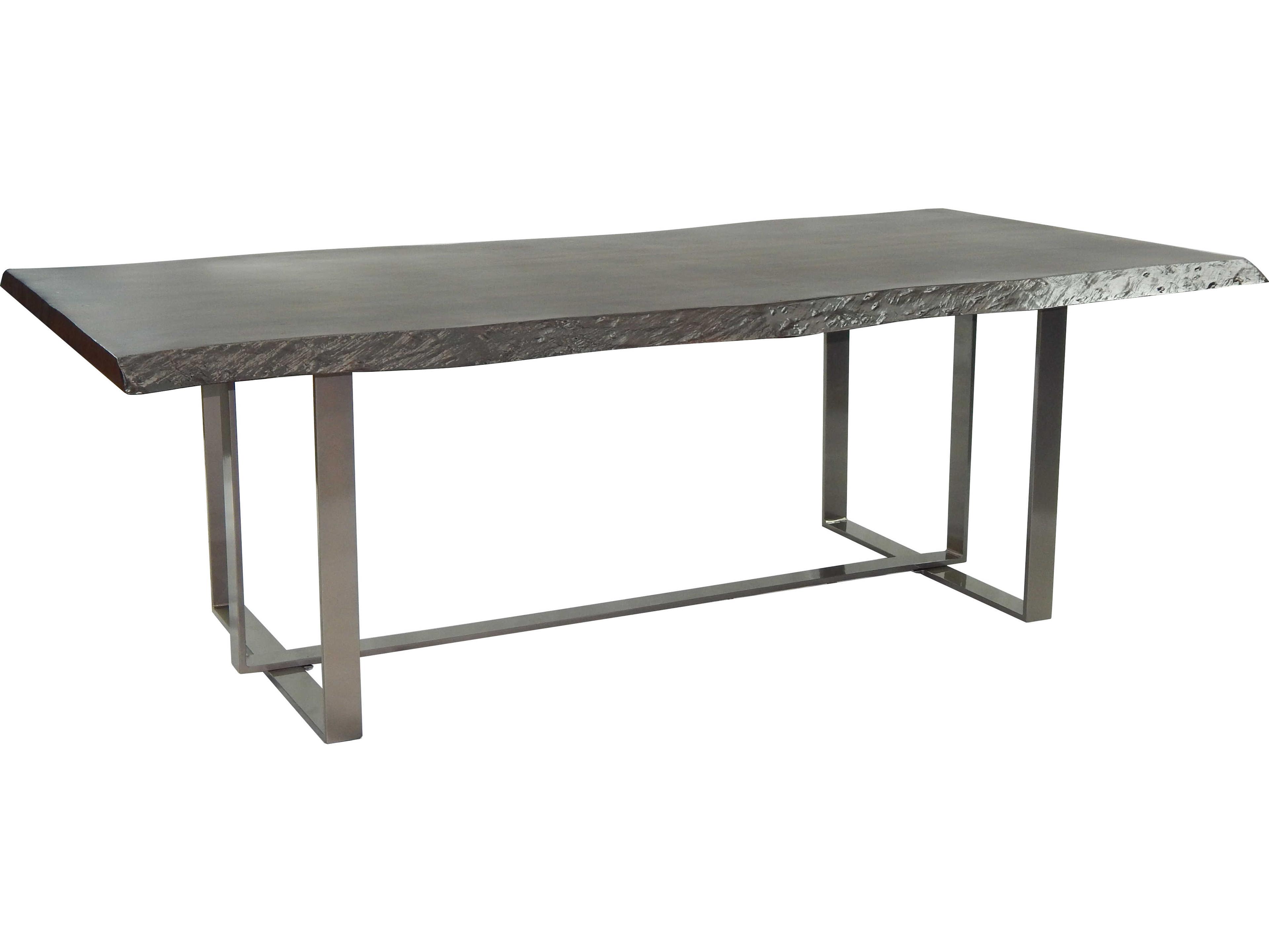 Castelle Moderna Cast Aluminum Rectangular Outdoor Dining Table
