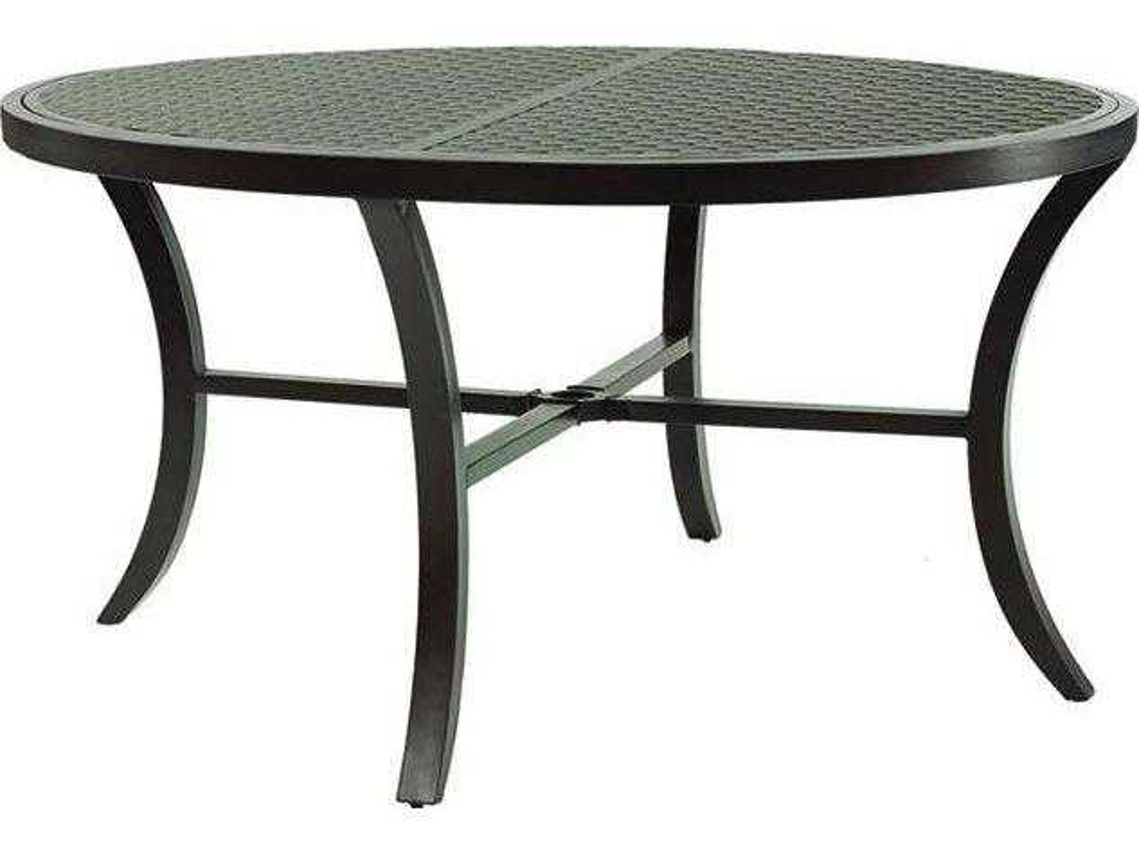 Castelle Classical Cast Aluminum Round Patio Dining Table