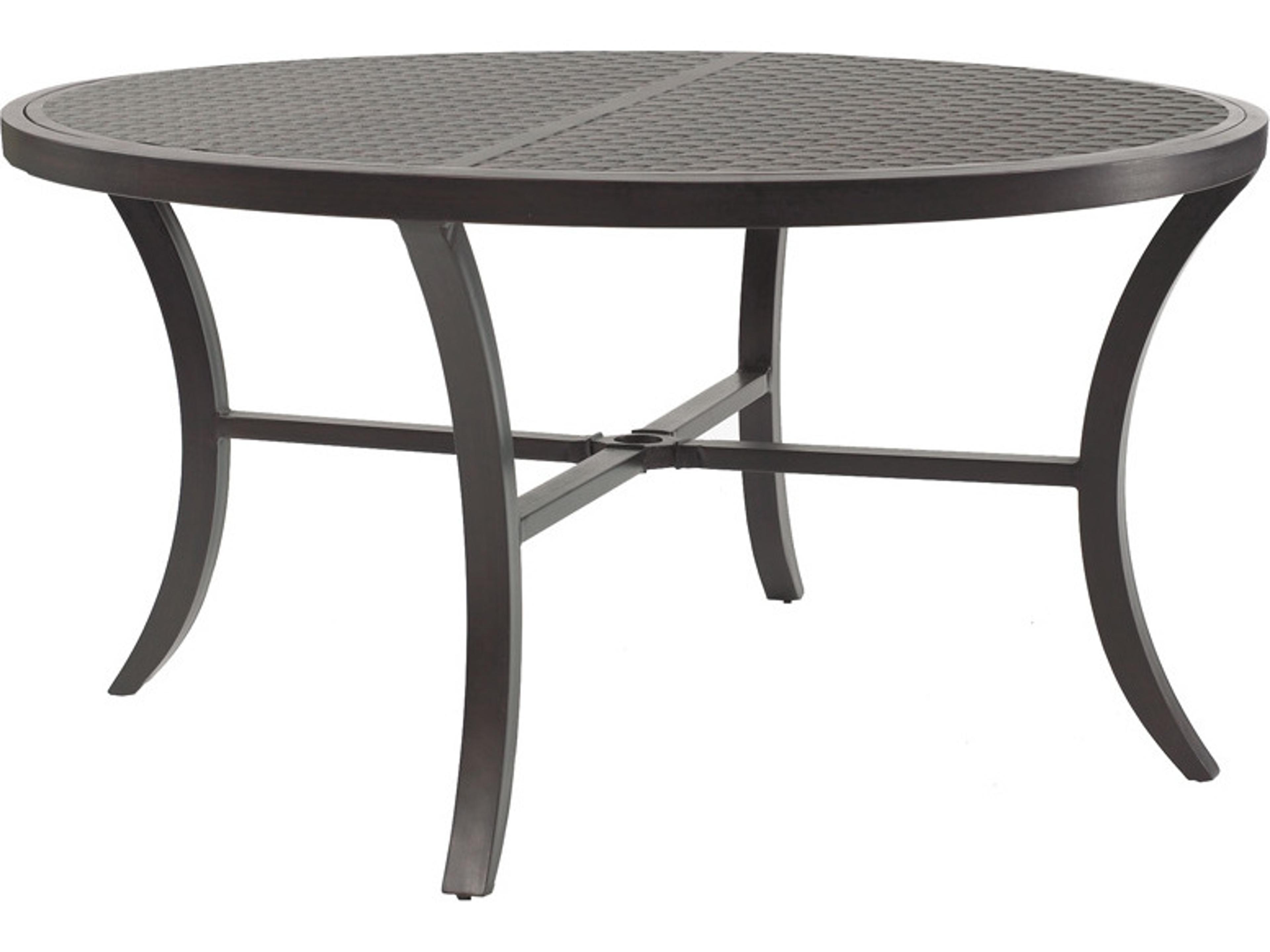 Castelle Classical Cast Aluminum Round Outdoor Dining Table