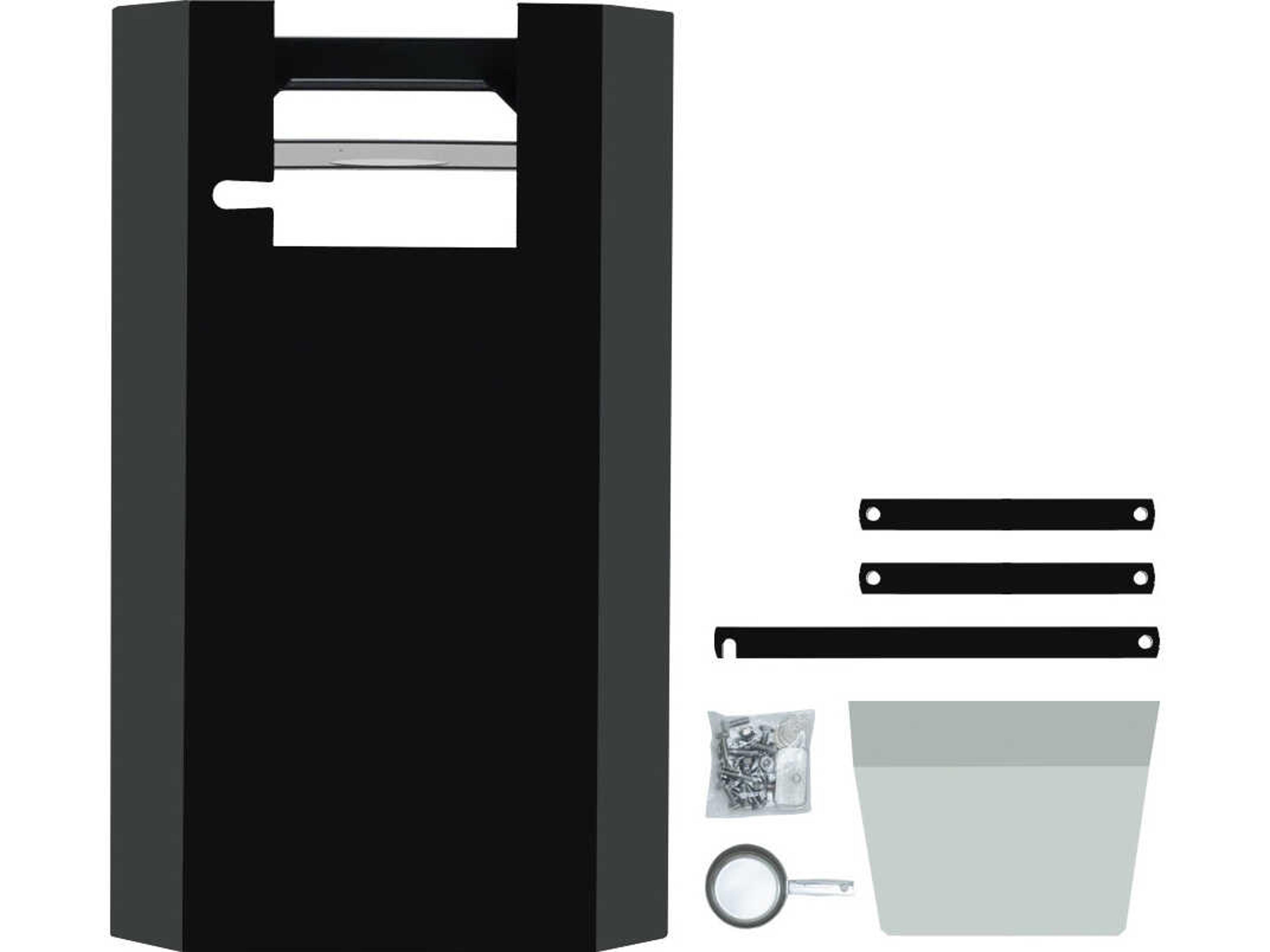 PGS A Series Black Powder Coated Pedestal