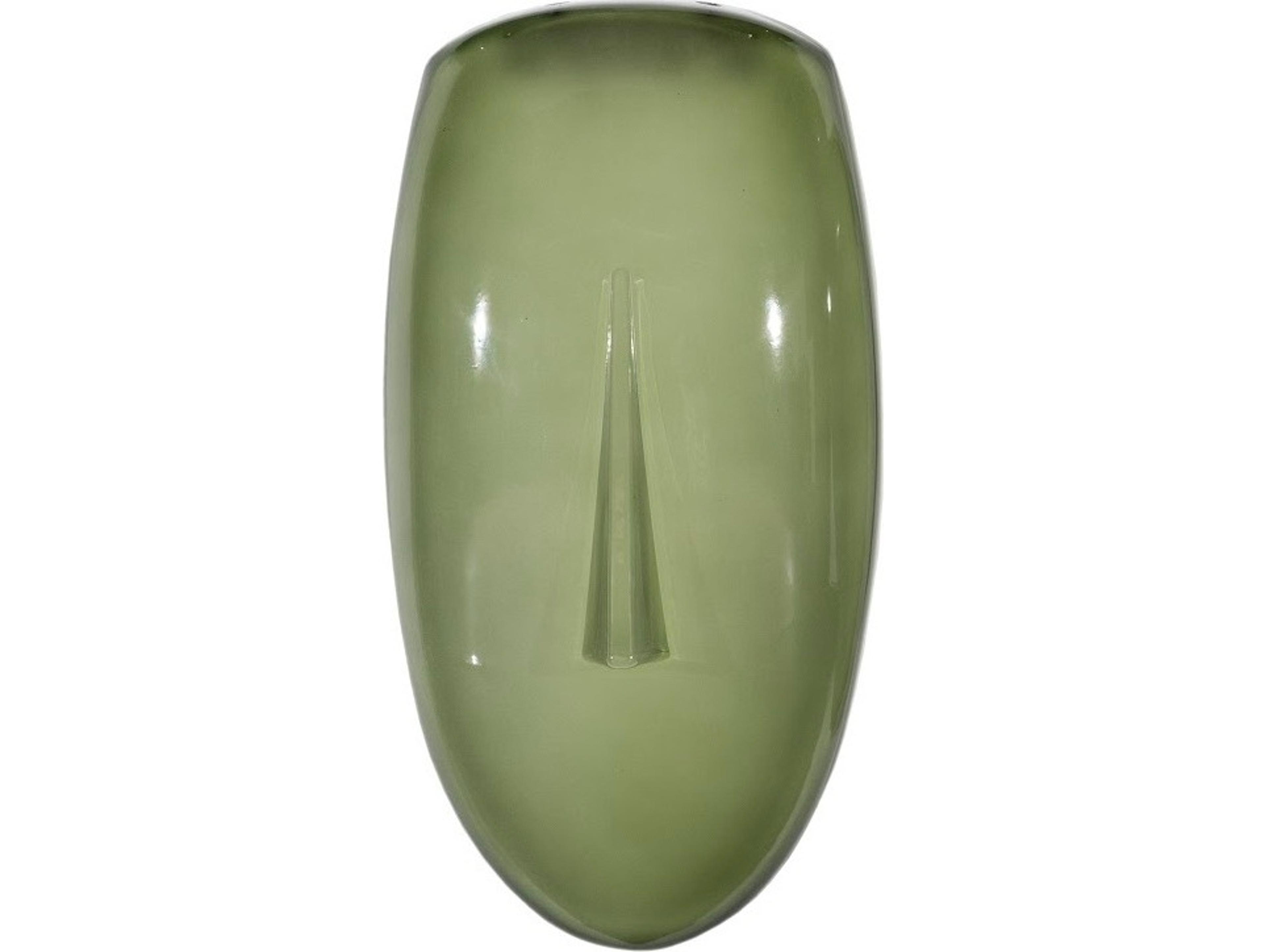 Phillips Collection Cycladic Green Concave Glass Wall Art