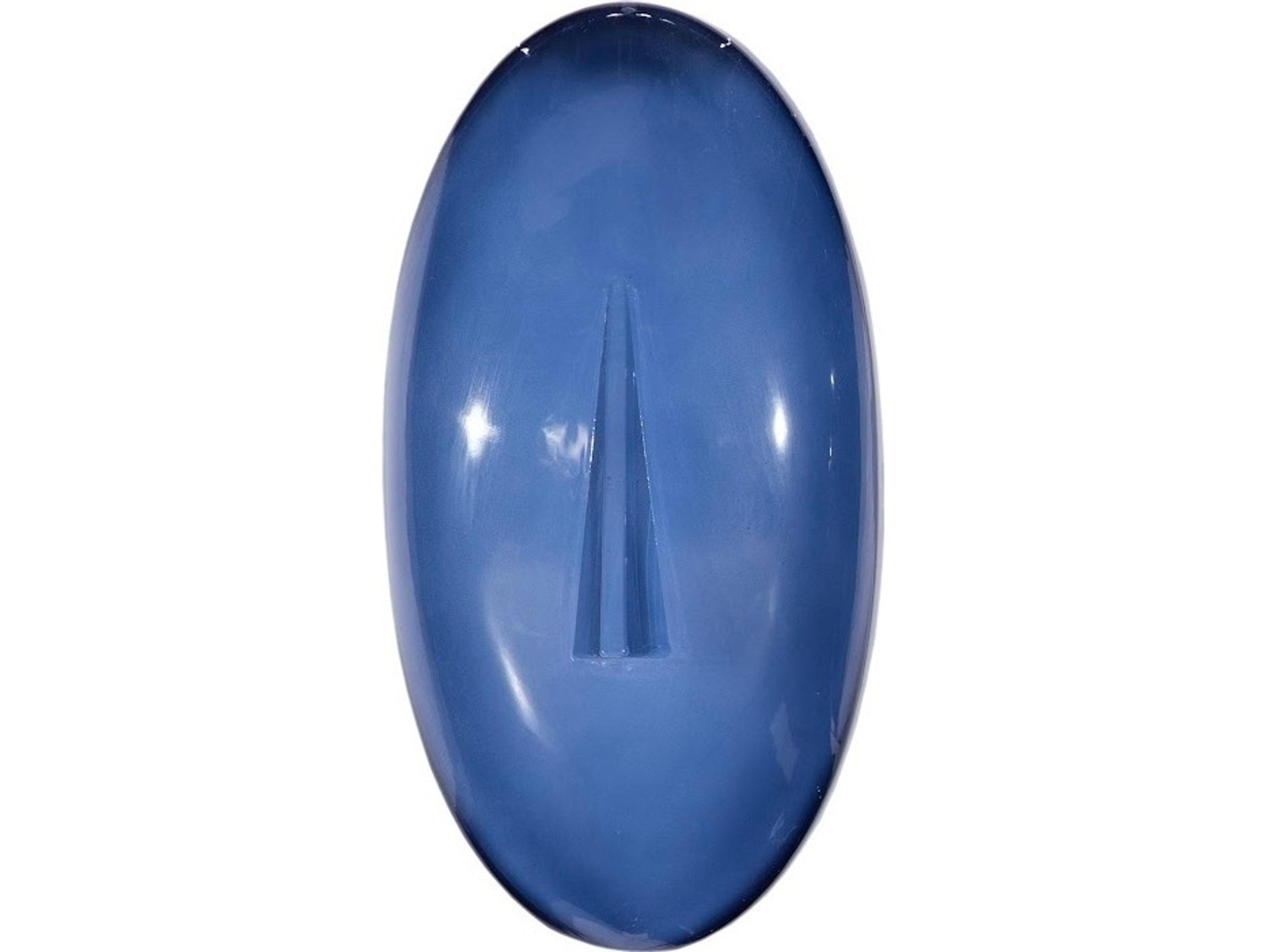 Phillips Collection Cycladic Blue Oval Glass Wall Art