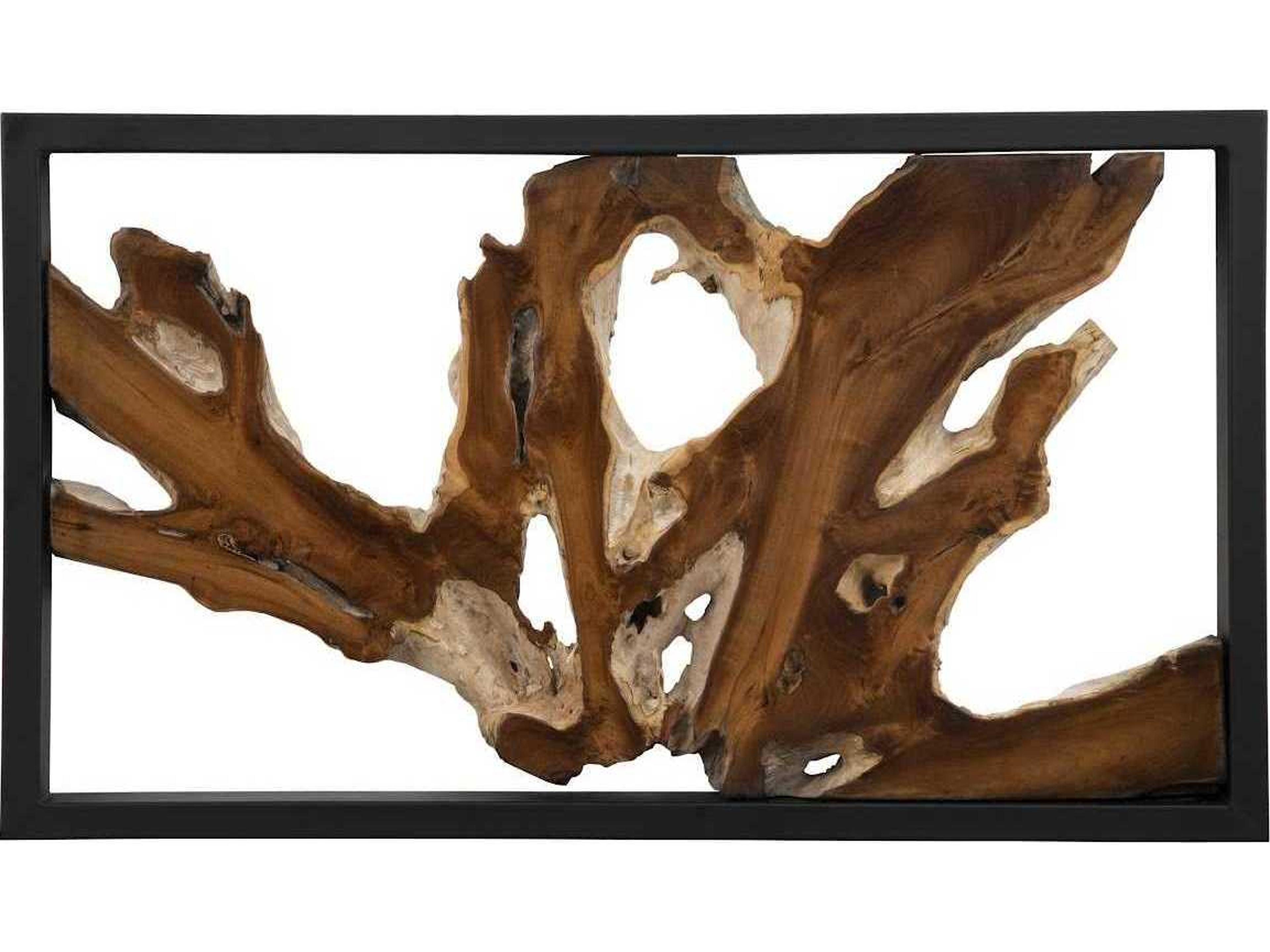 Phillips Collection Black Framed Root 3D Wall Art