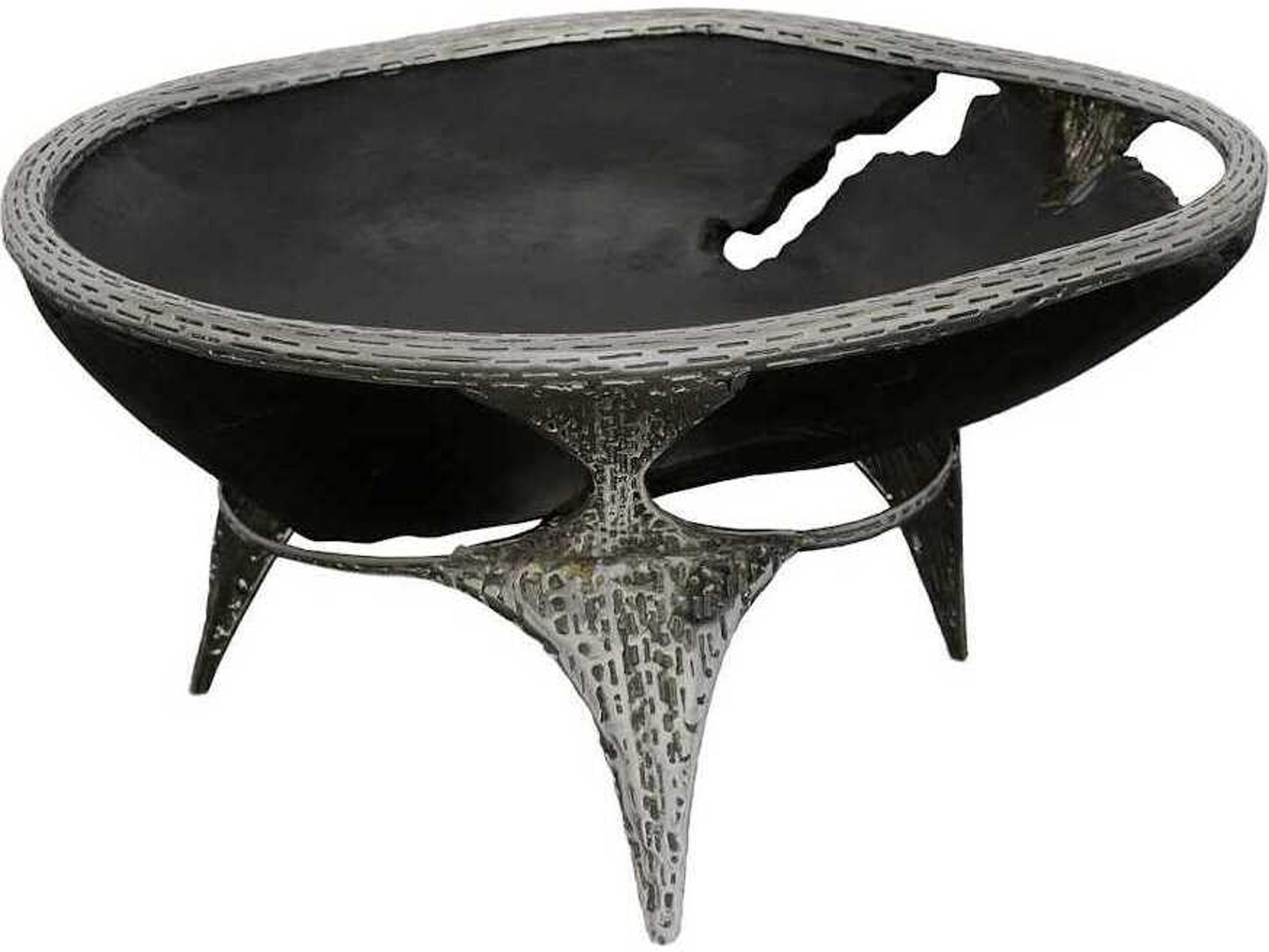 Phillips Collection Black Graven Table Top Bowl