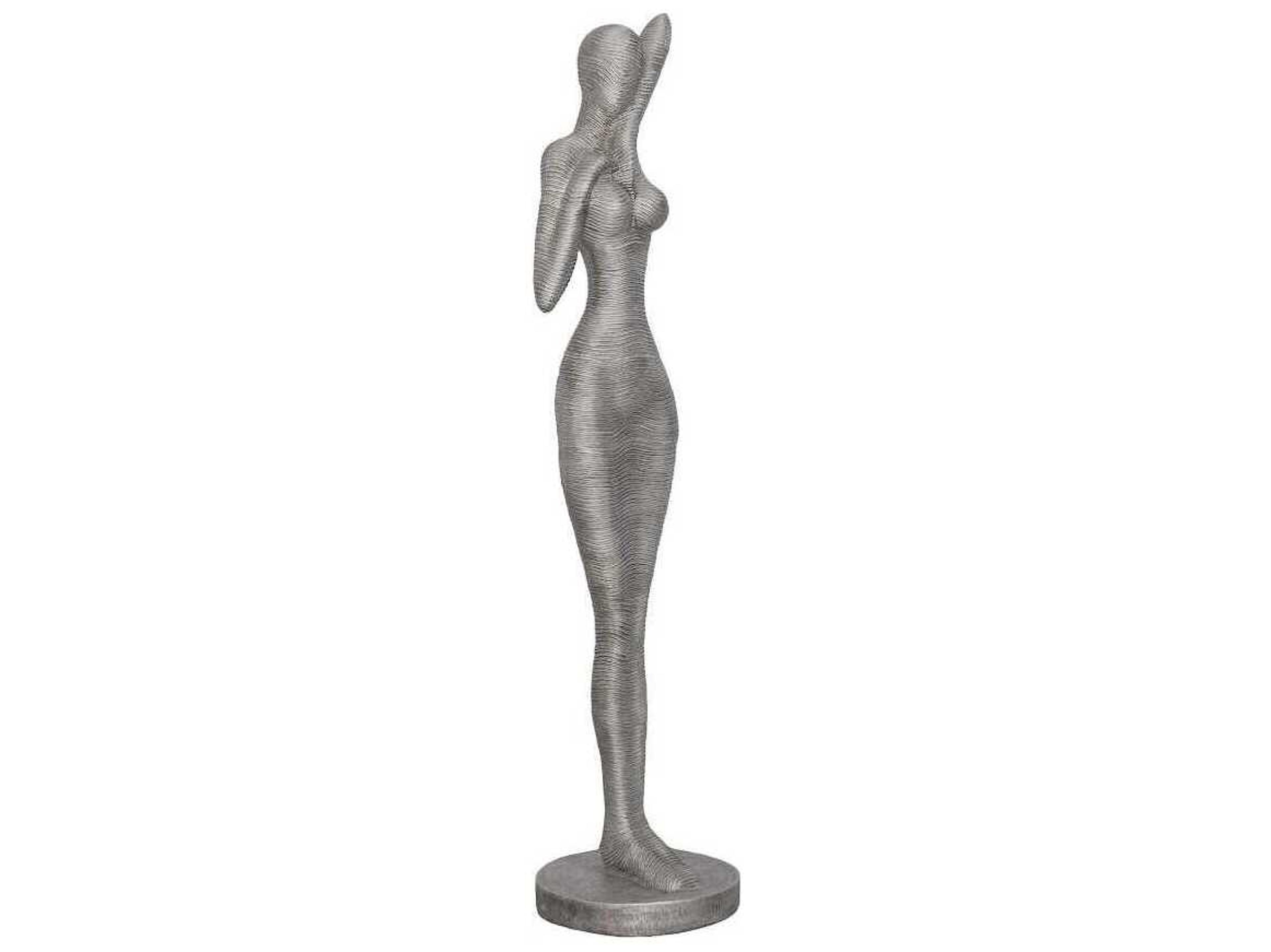 Phillips Collection Silver Admiring Standing Sculpture