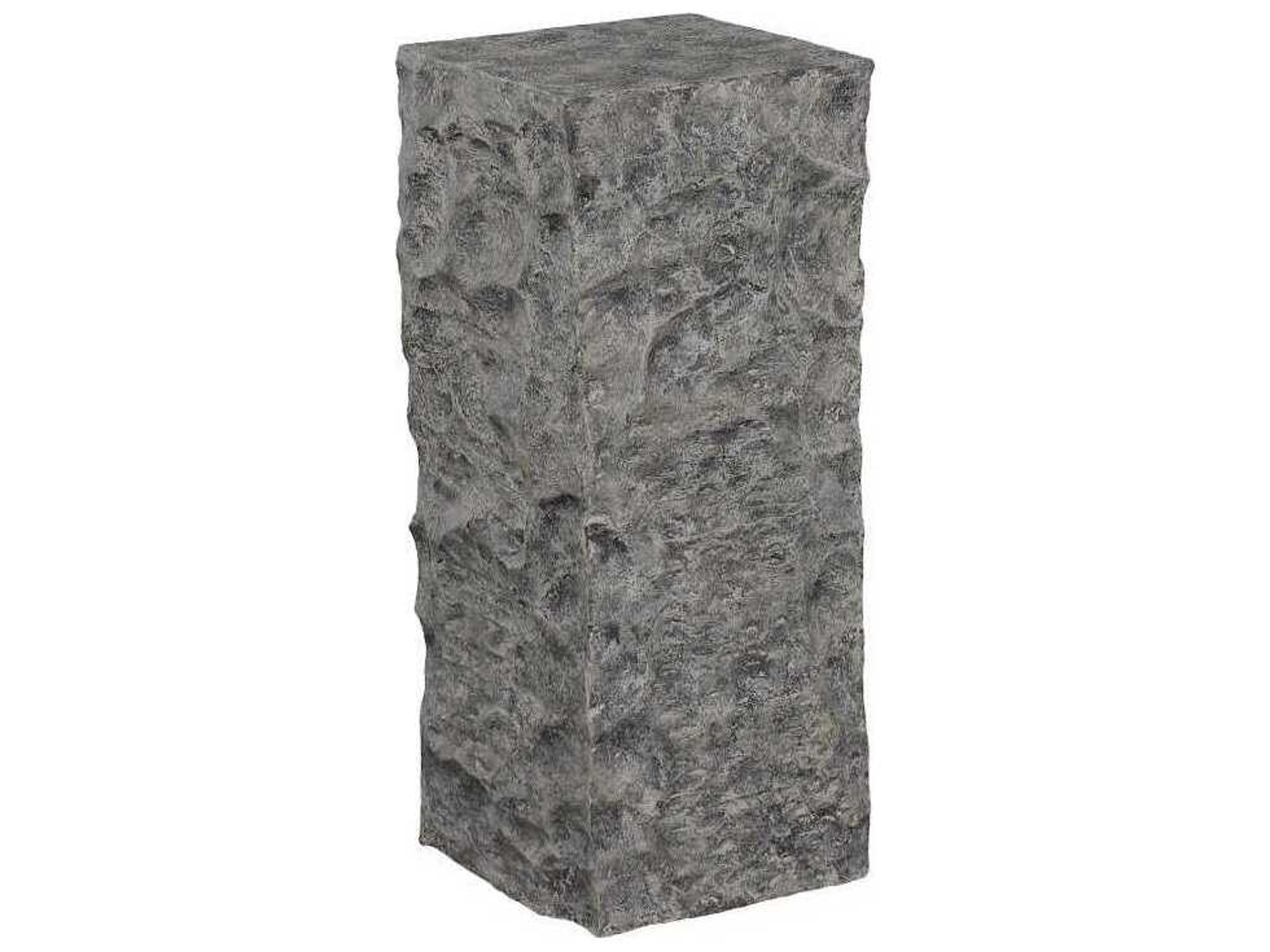 Phillips Collection Square Resin Gray End Table