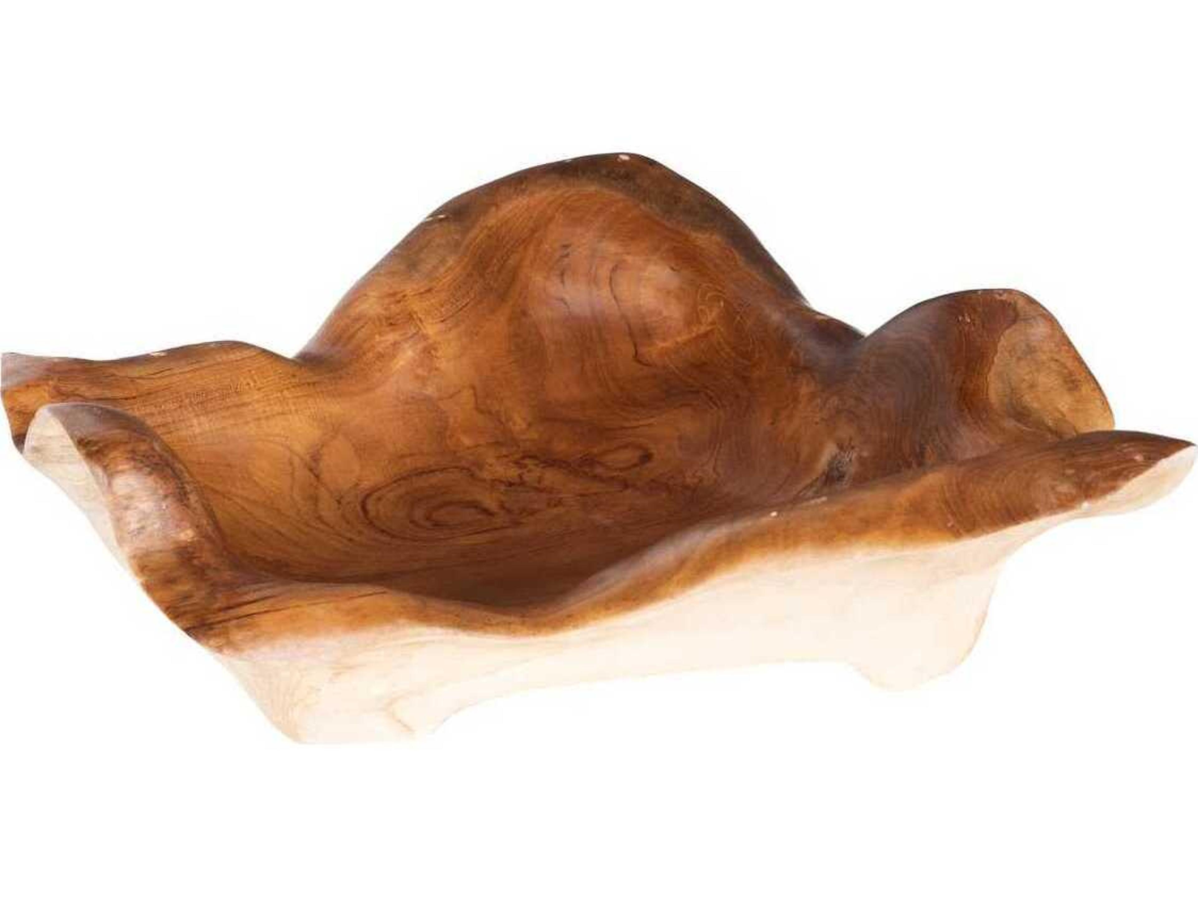 Phillips Collection Natural Brown Large Carving Bowl