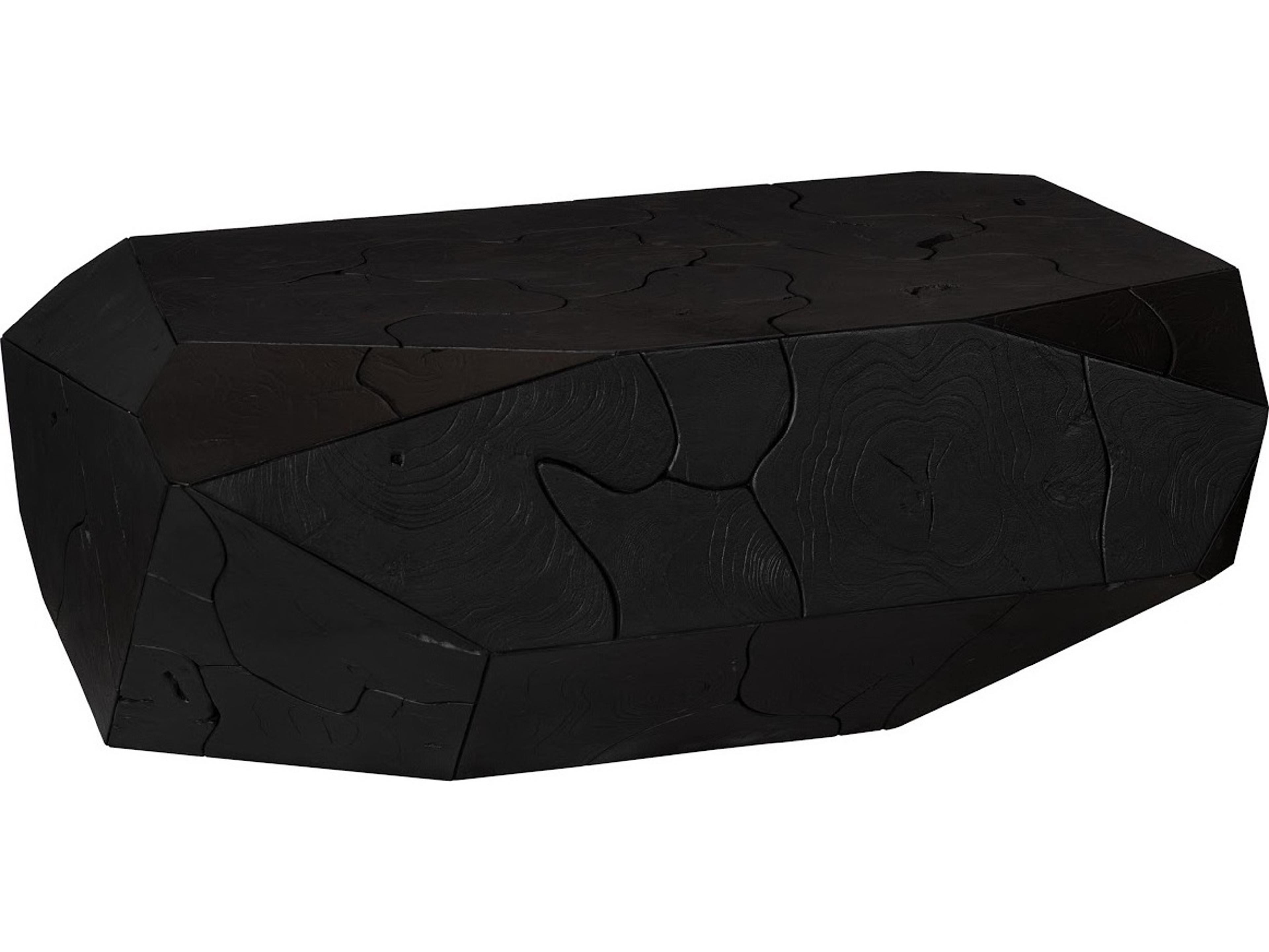 Phillips Collection Wood Black Coffee Table