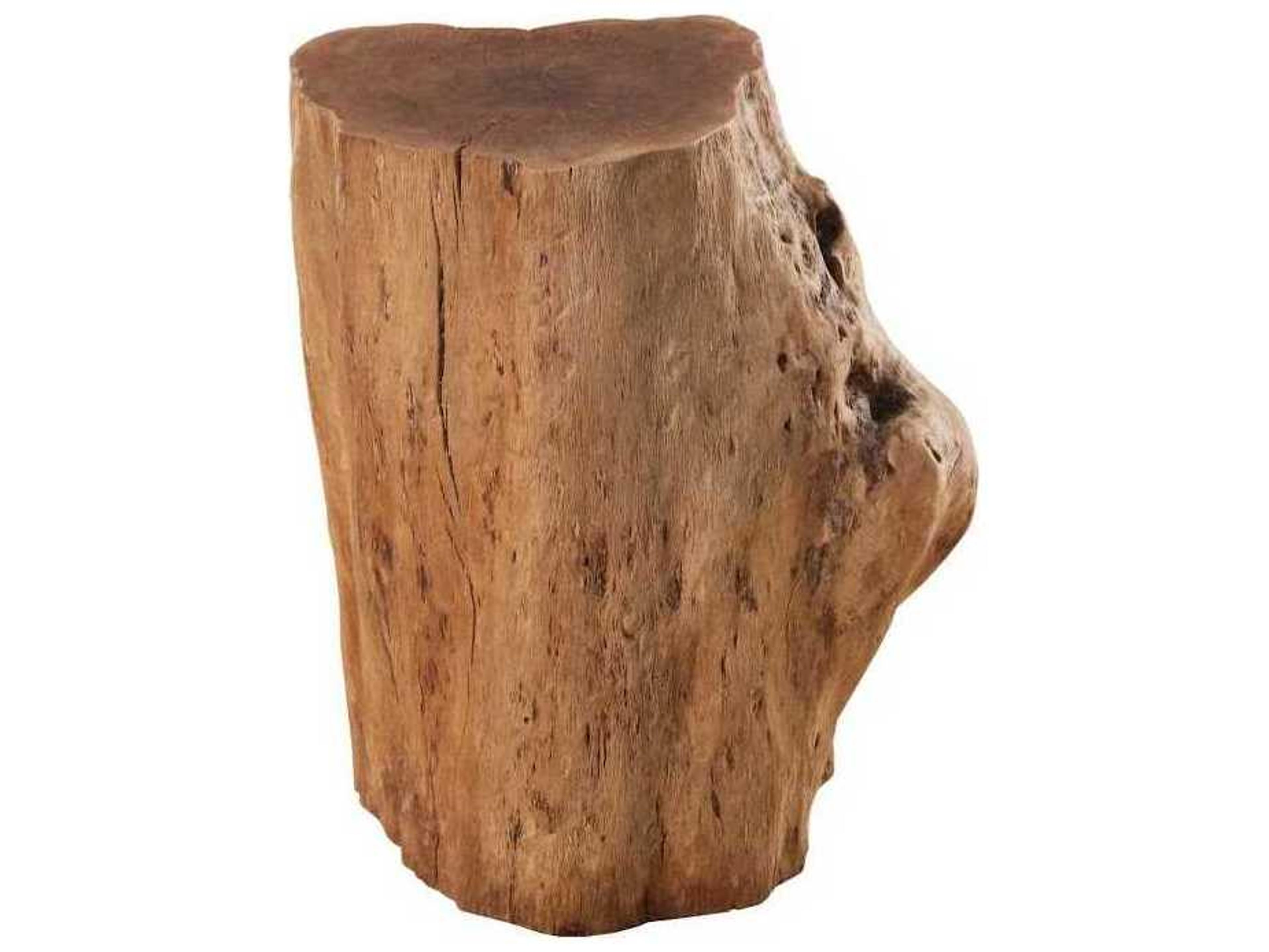 Phillips Collection Natural Brown Accent Stool