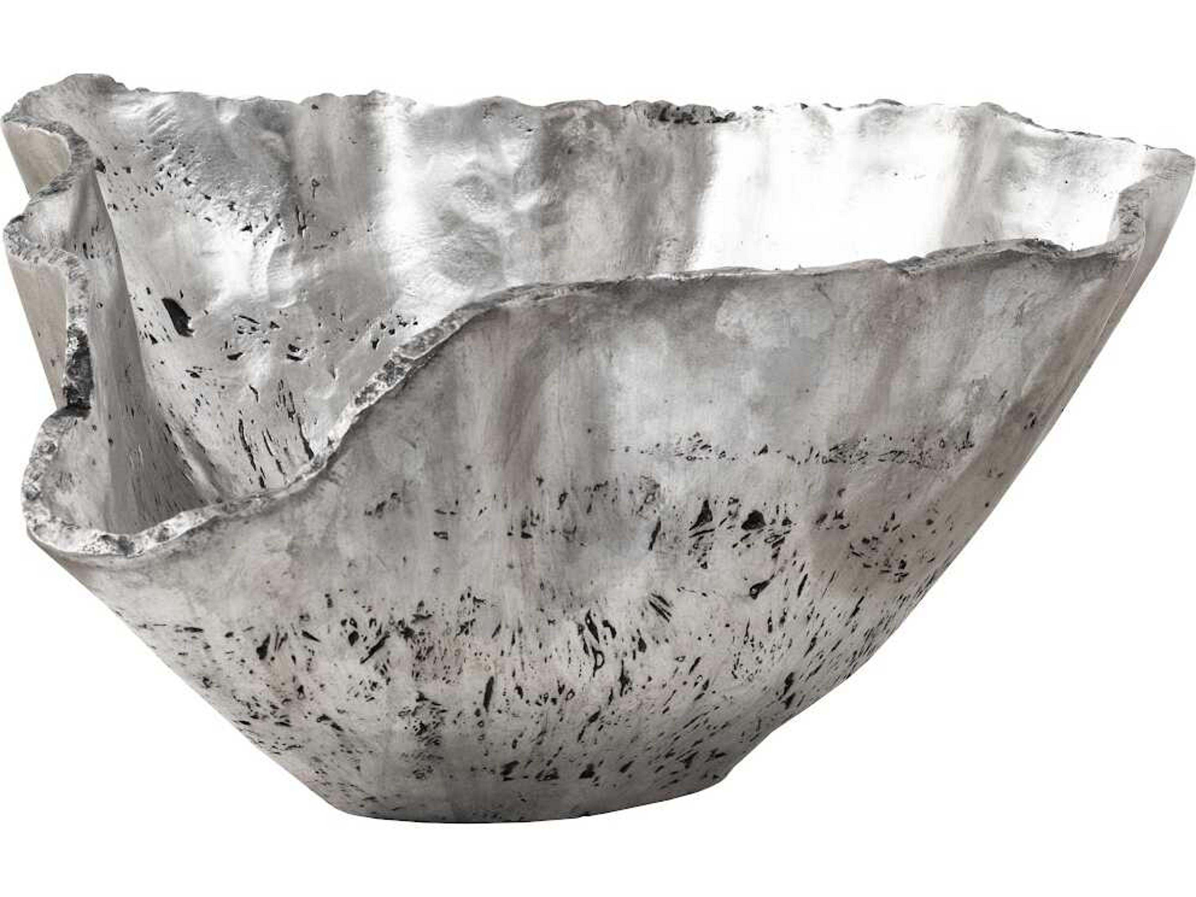 Phillips Collection Silver Leaf Decorative Plate