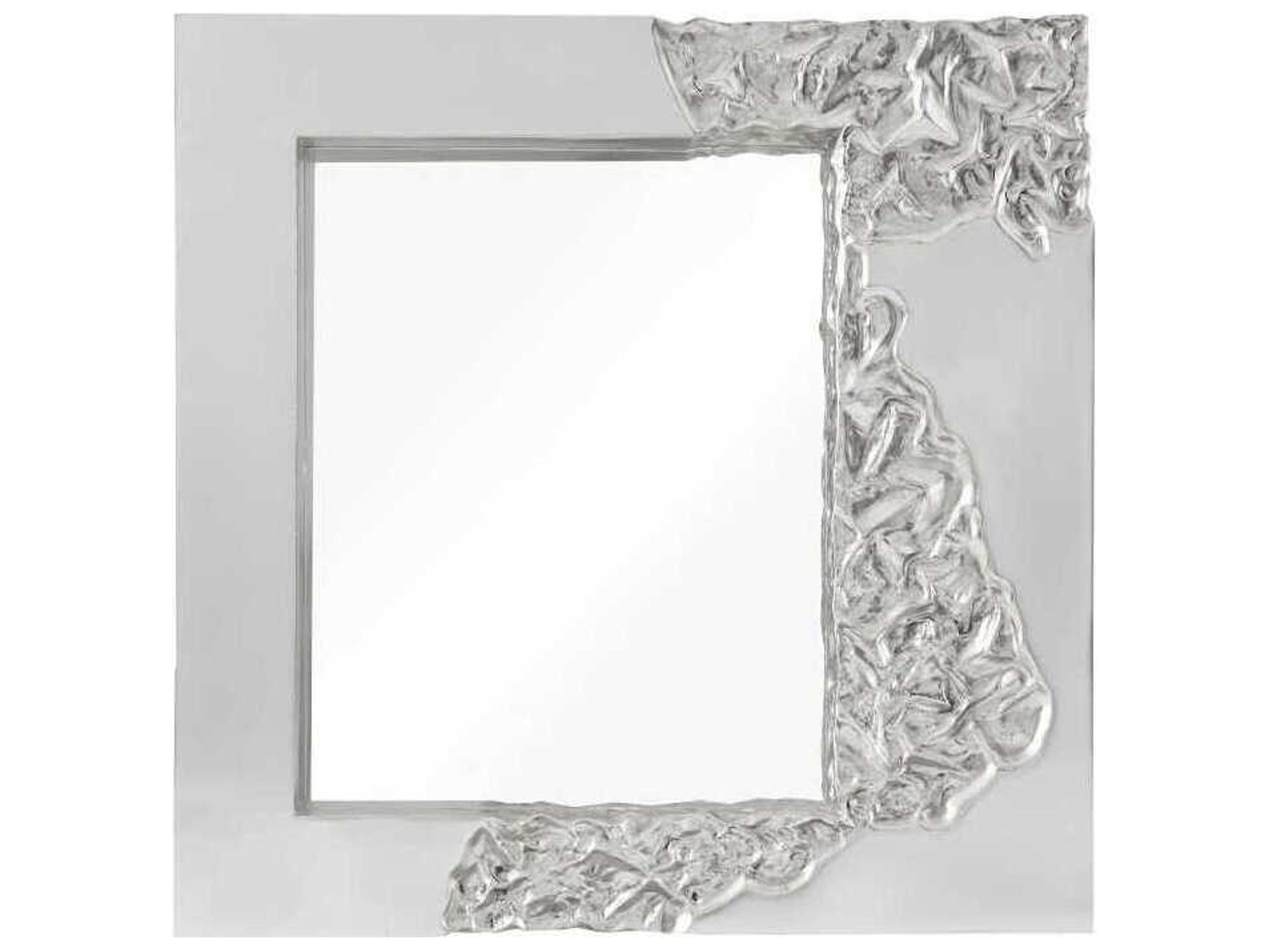 Phillips Collection Silver Leaf Square Wall Mirror