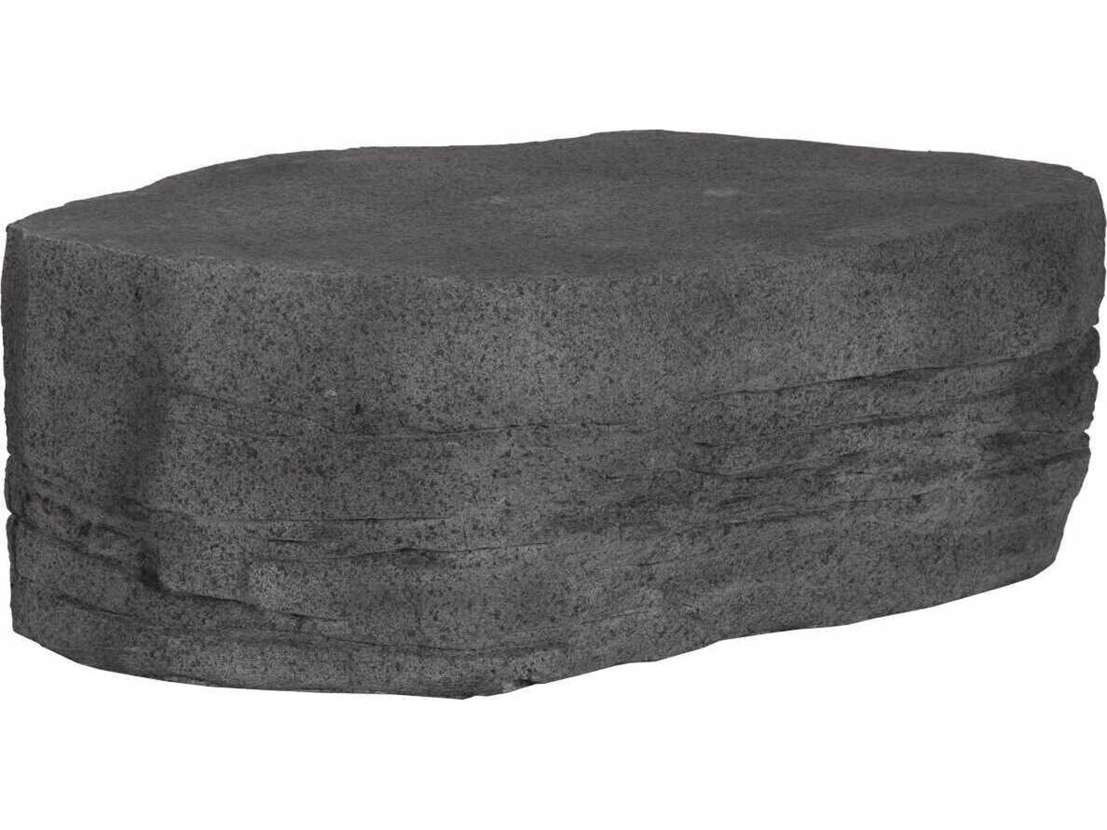 Phillips Collection Resin Slate Gray Coffee Table