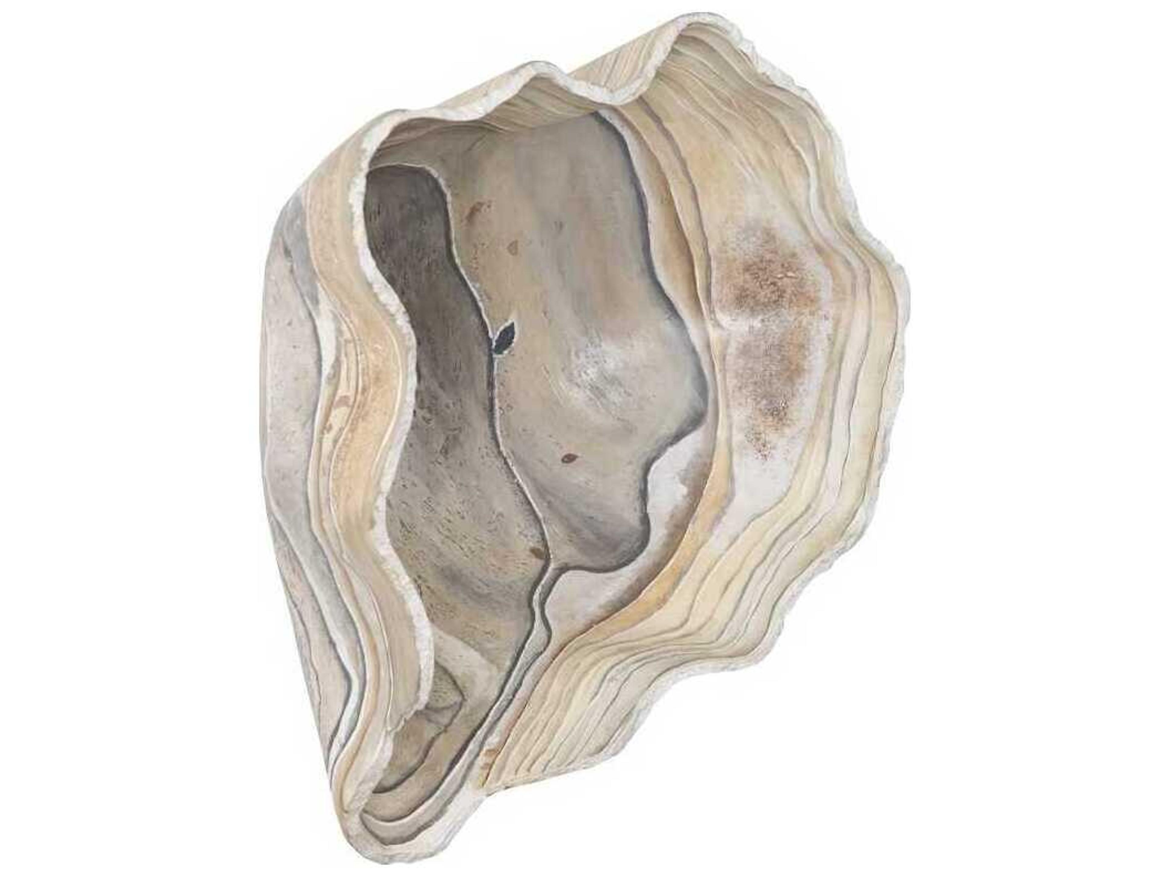 Phillips Collection Cast Onyx Wall Bowl Faux Finish 3D Wall Art