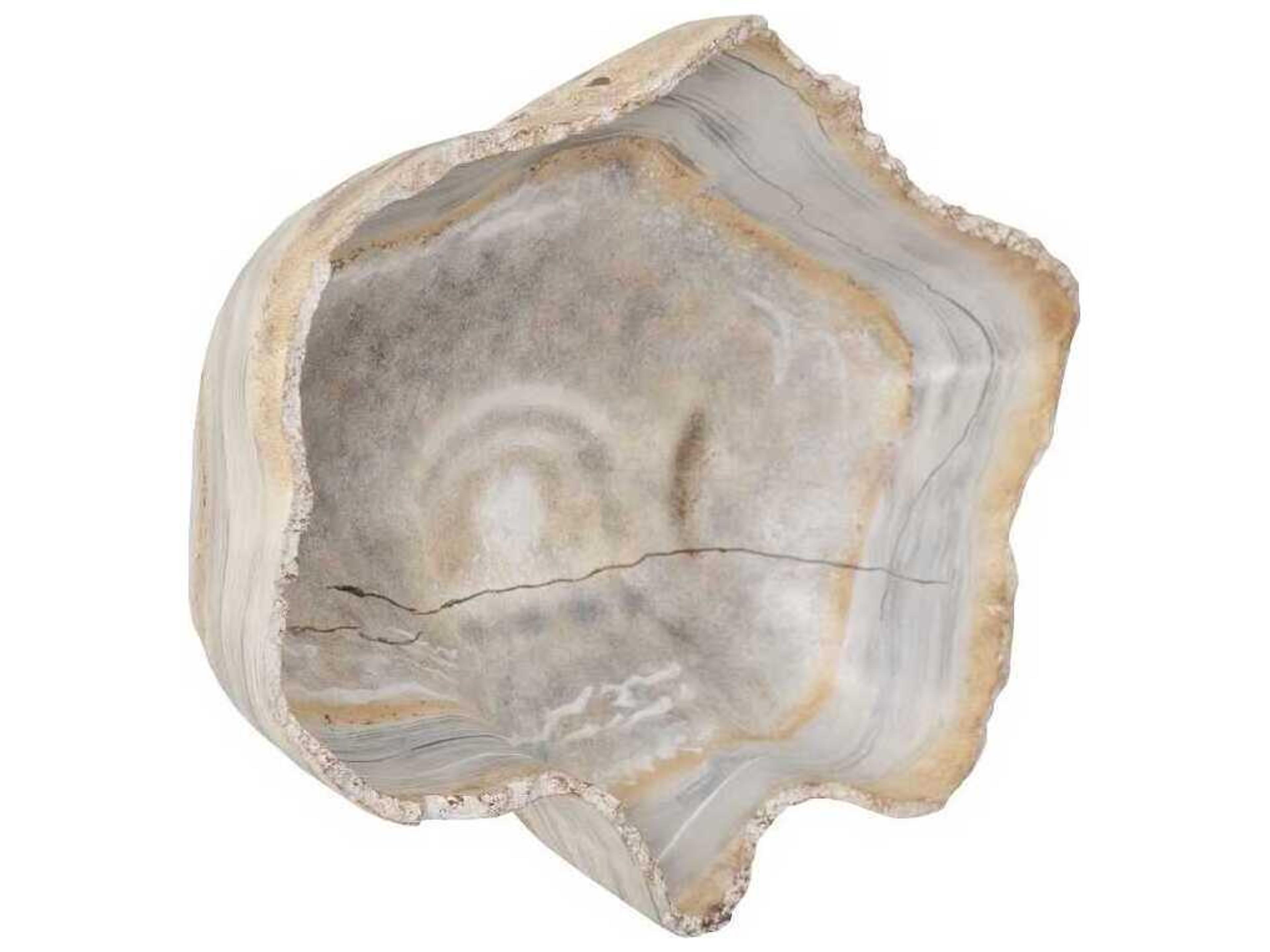 Phillips Collection Cast Onyx Wall Bowl Faux Finish 3D Wall Art