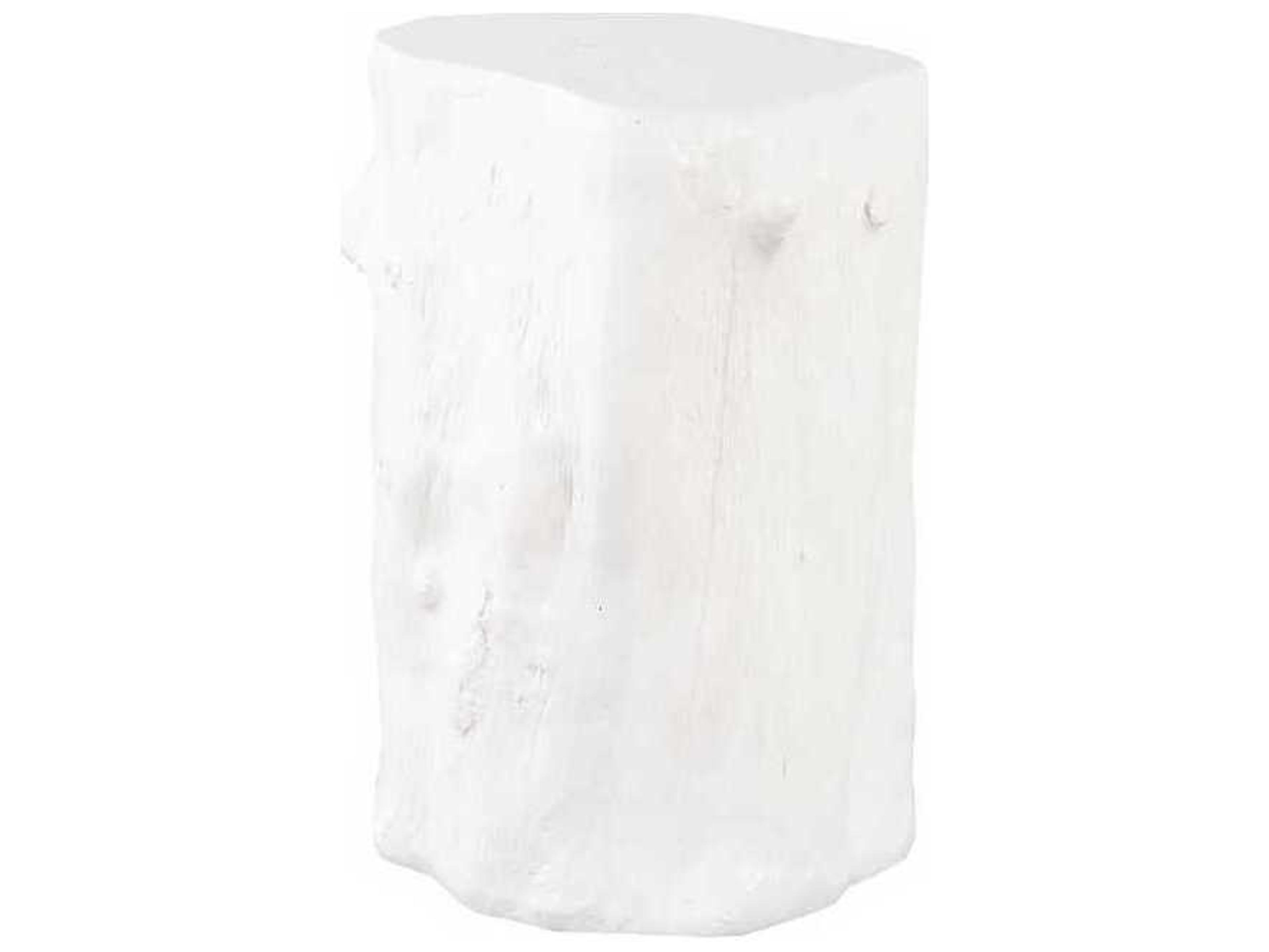 Phillips Collection White Accent Stool