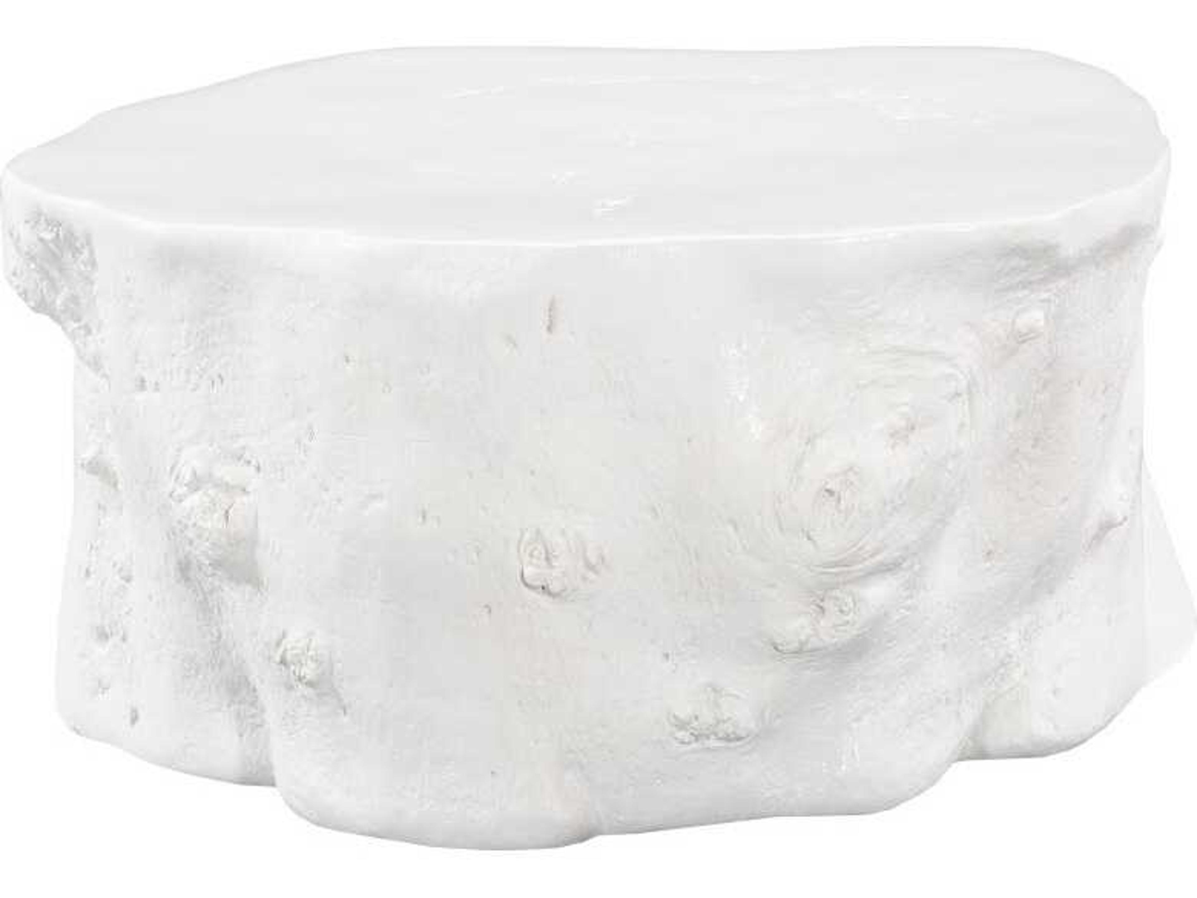 Luxecor Resin White Coffee Table