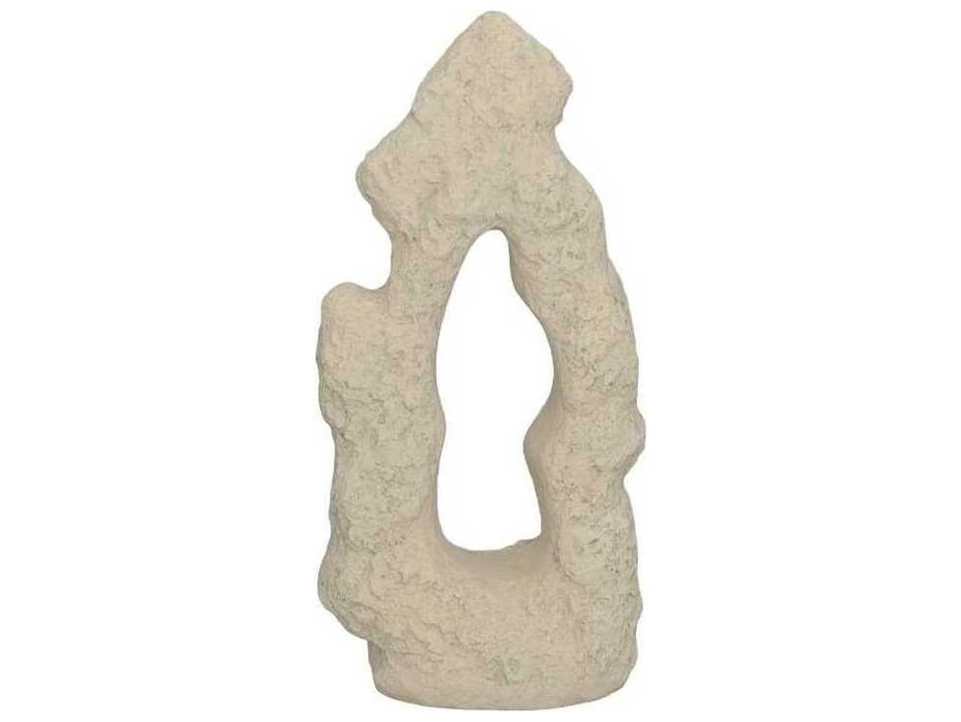 Phillips Collection Roman Stone Off White Cast Stone Table Top Sculpture