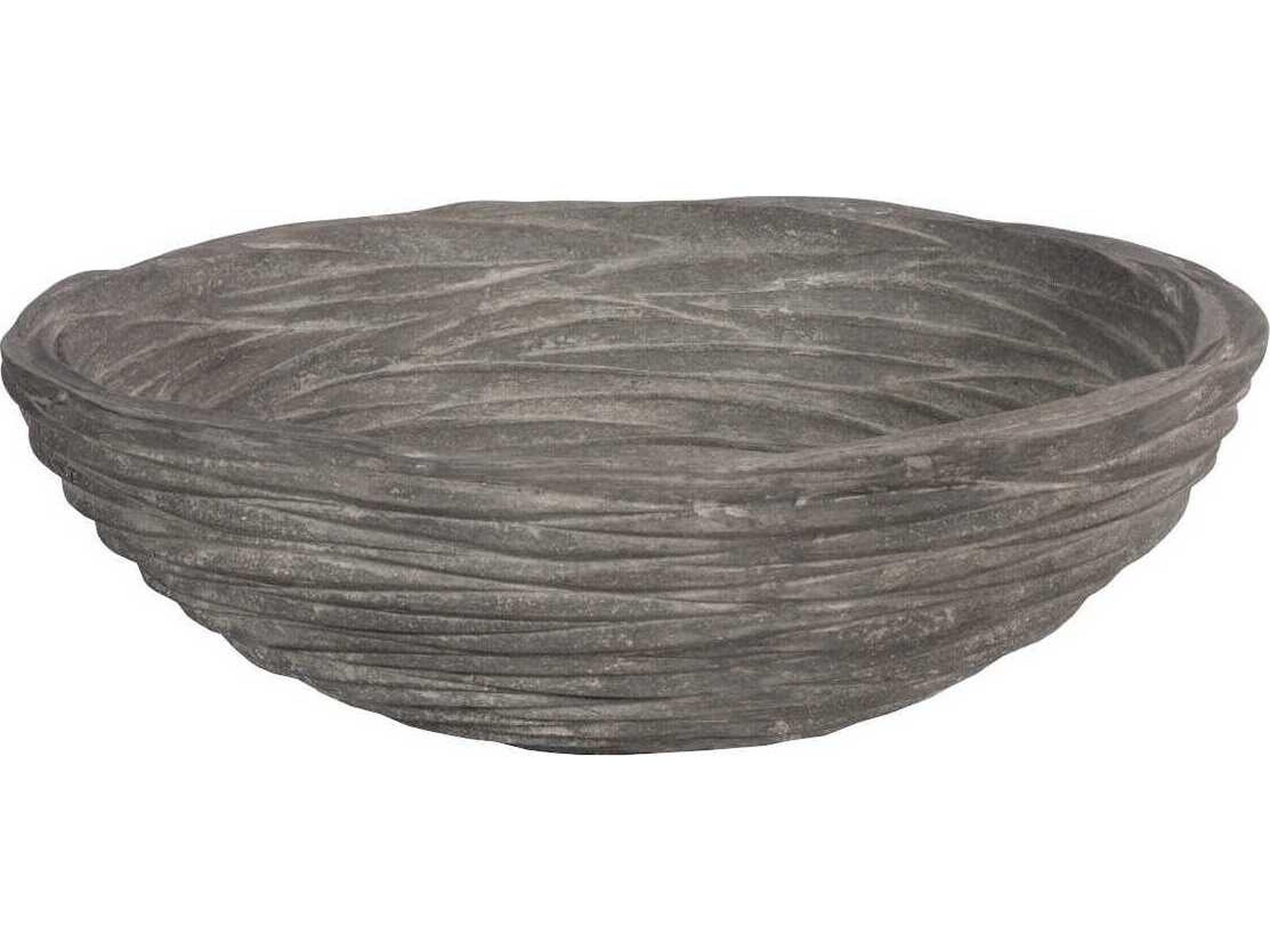 Phillips Collection Waves Bowl Gray Decorative Plate