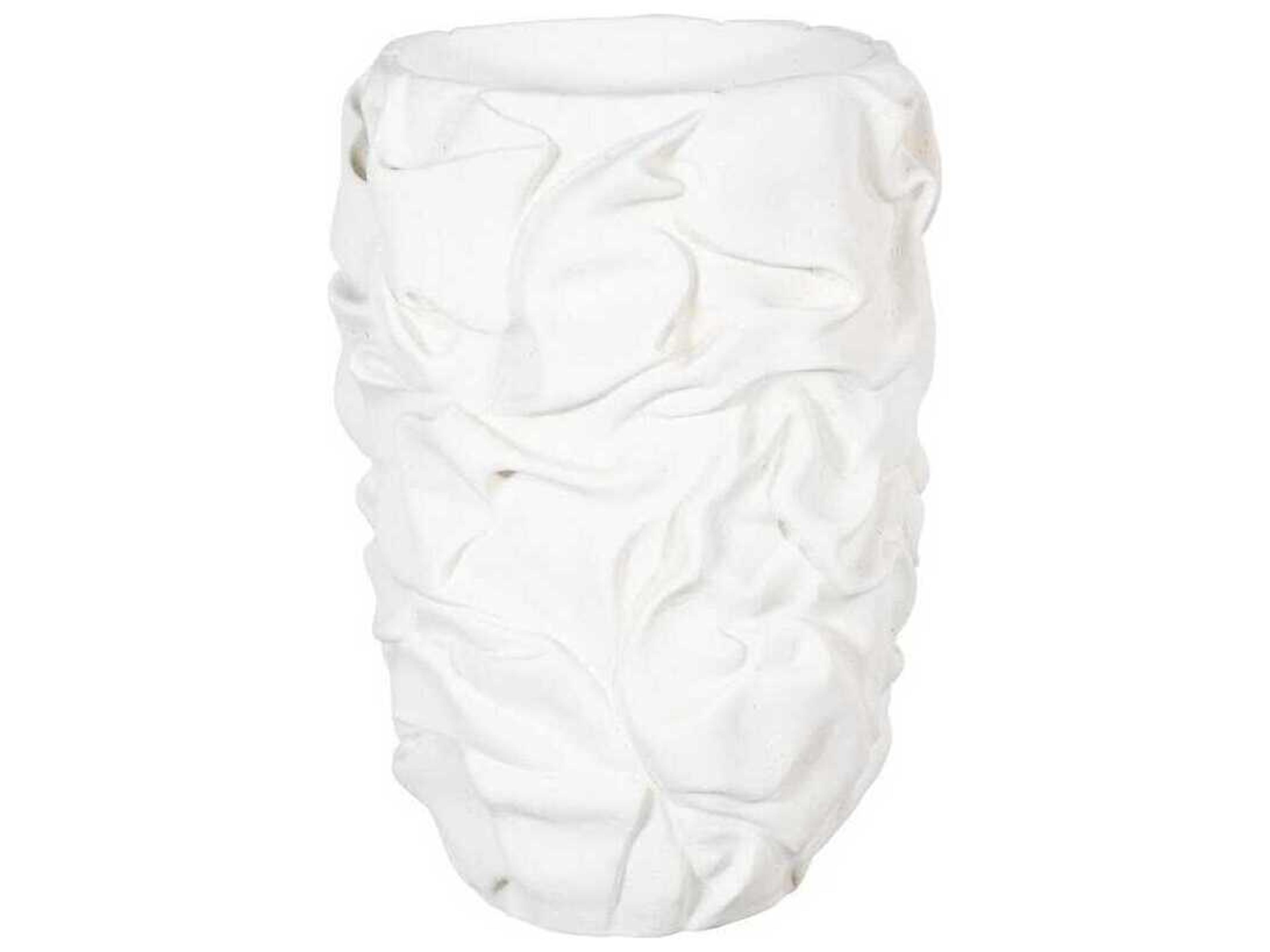 Phillips Collection White Drape Planter