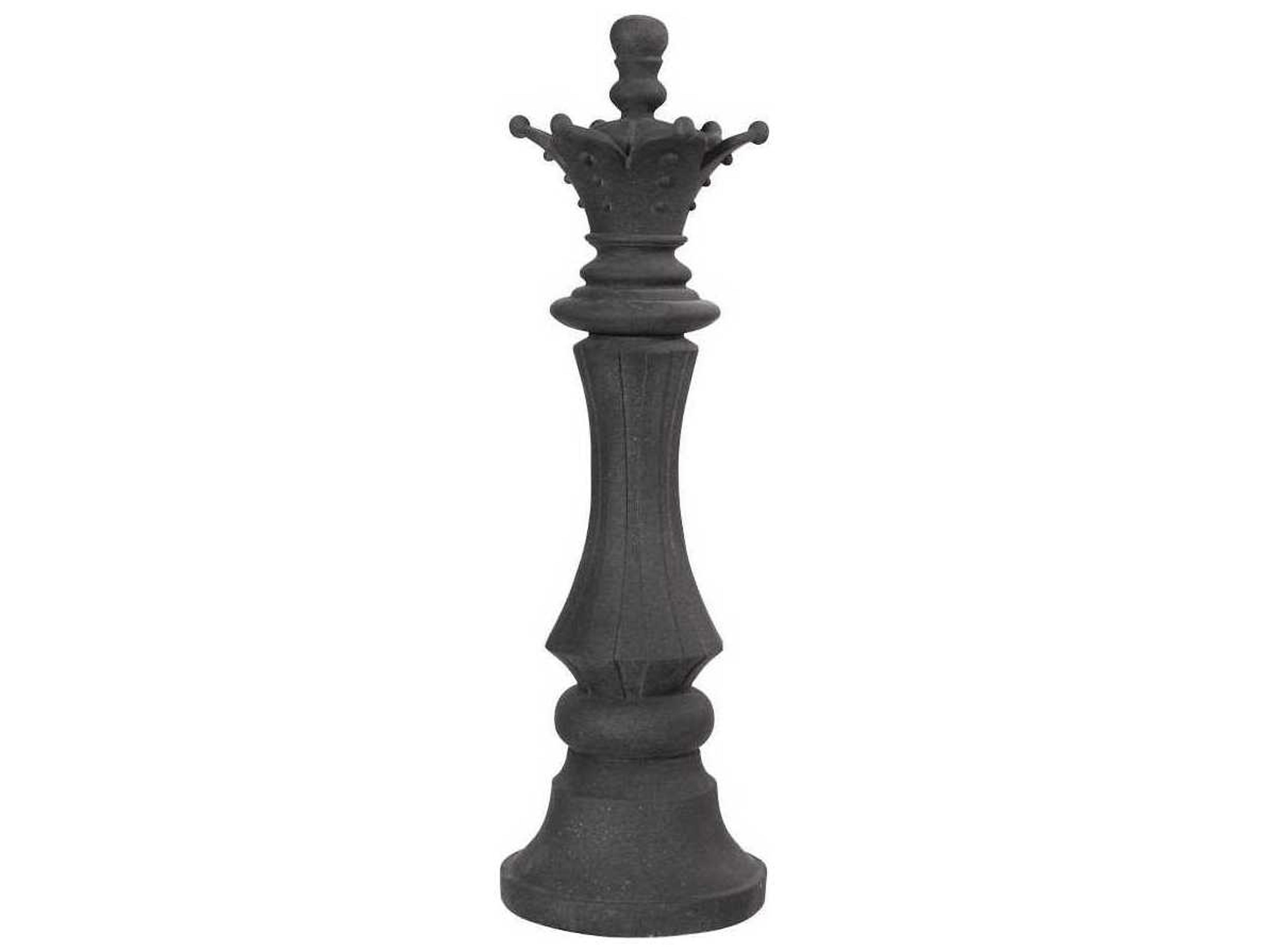 Phillips Collection Black Queen Chess Sculpture