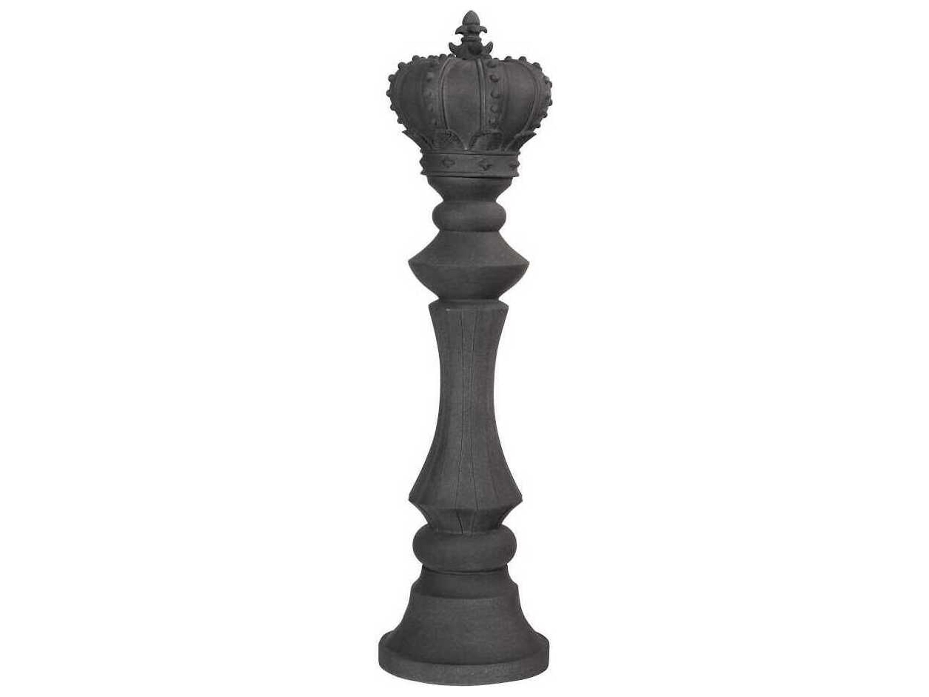 Phillips Collection Black King Chess Sculpture