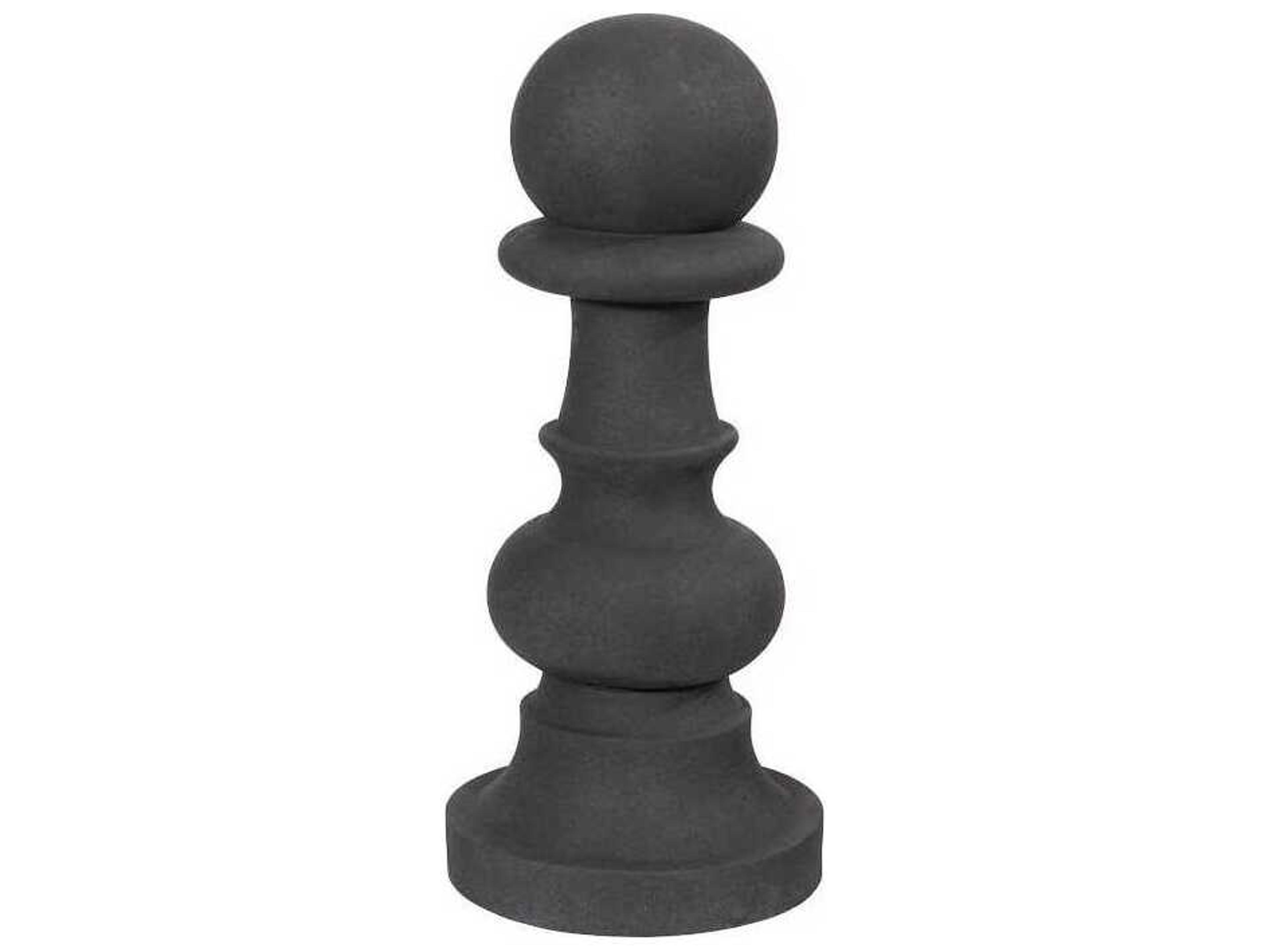 Phillips Collection Black Pawn Chess Sculpture