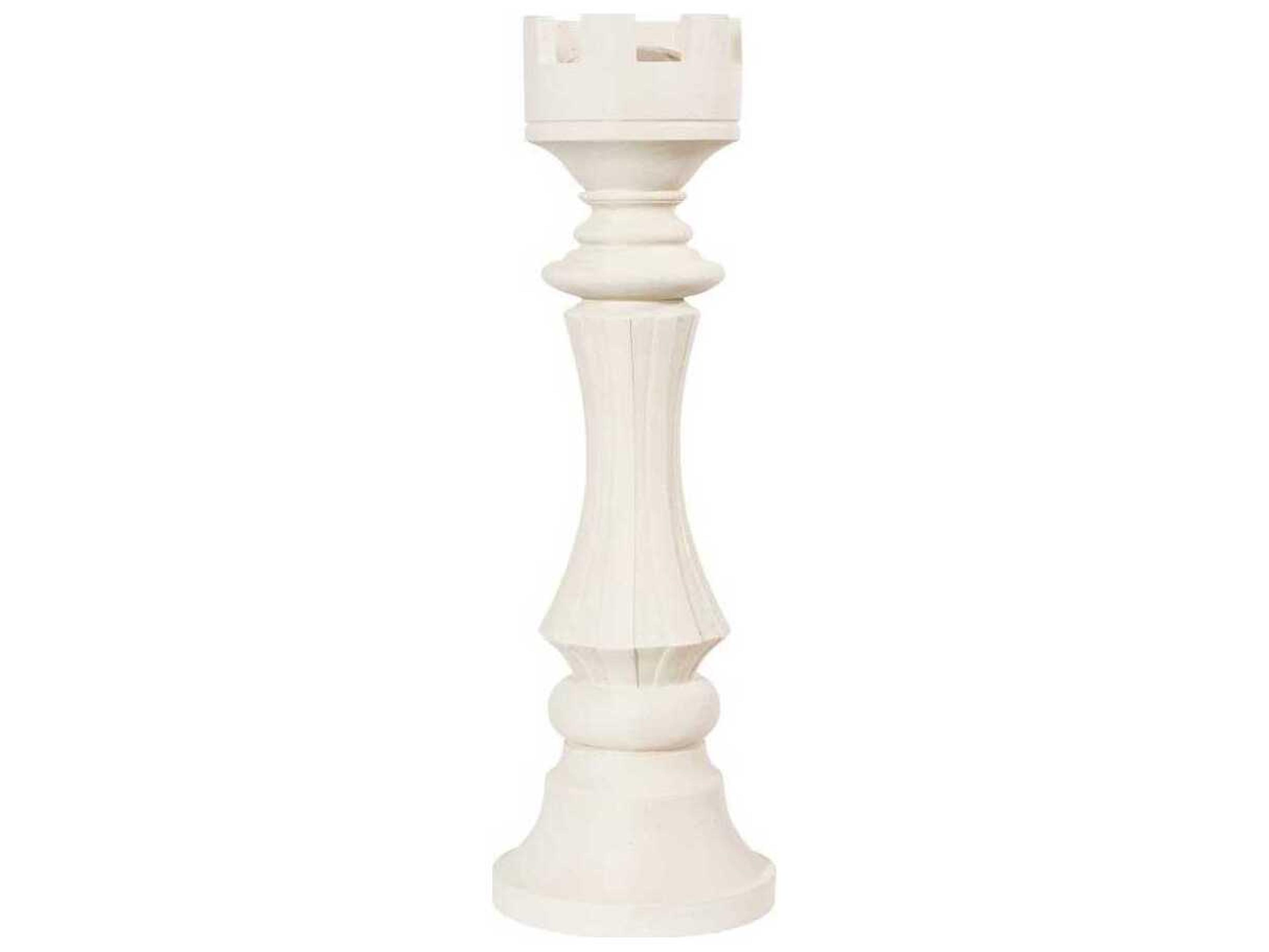 Phillips Collection White Rook Chess Sculpture