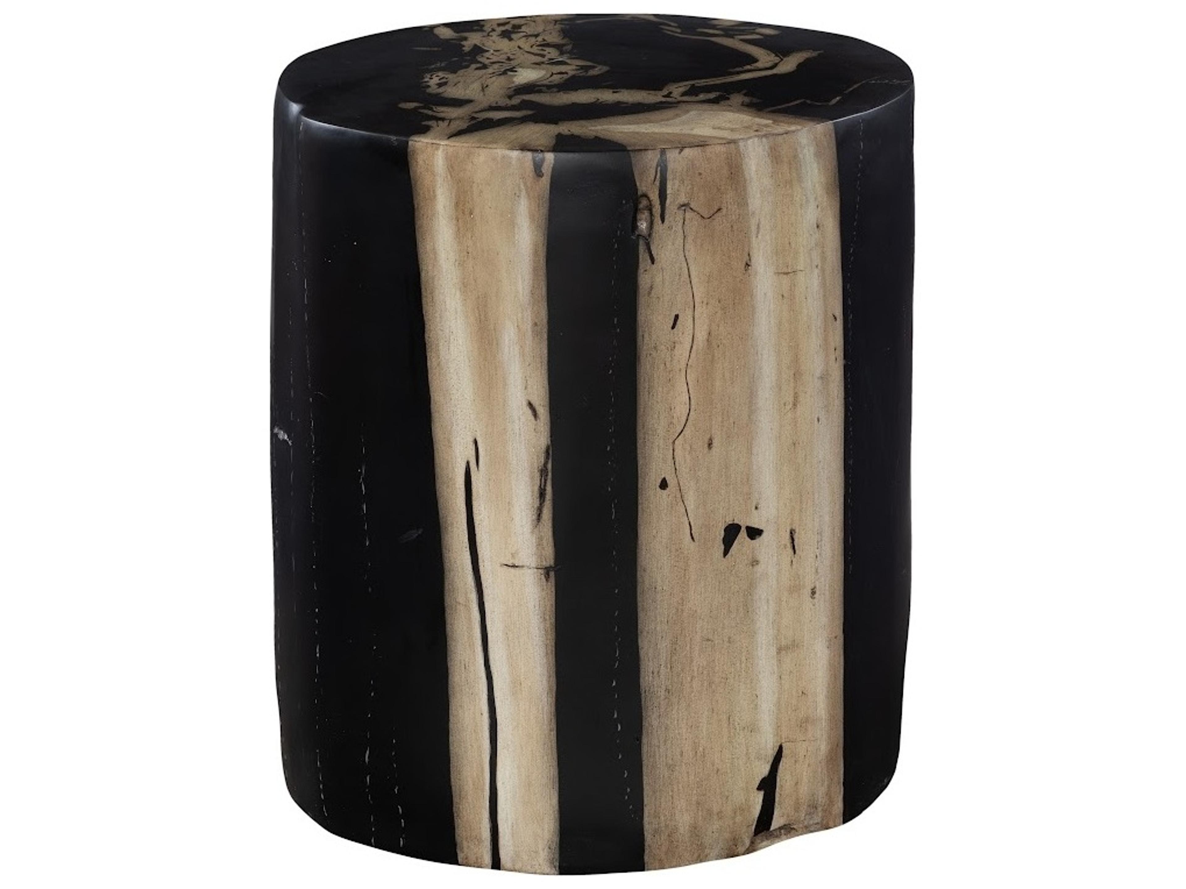 Phillips Collection Cast Petrified Wood Stool