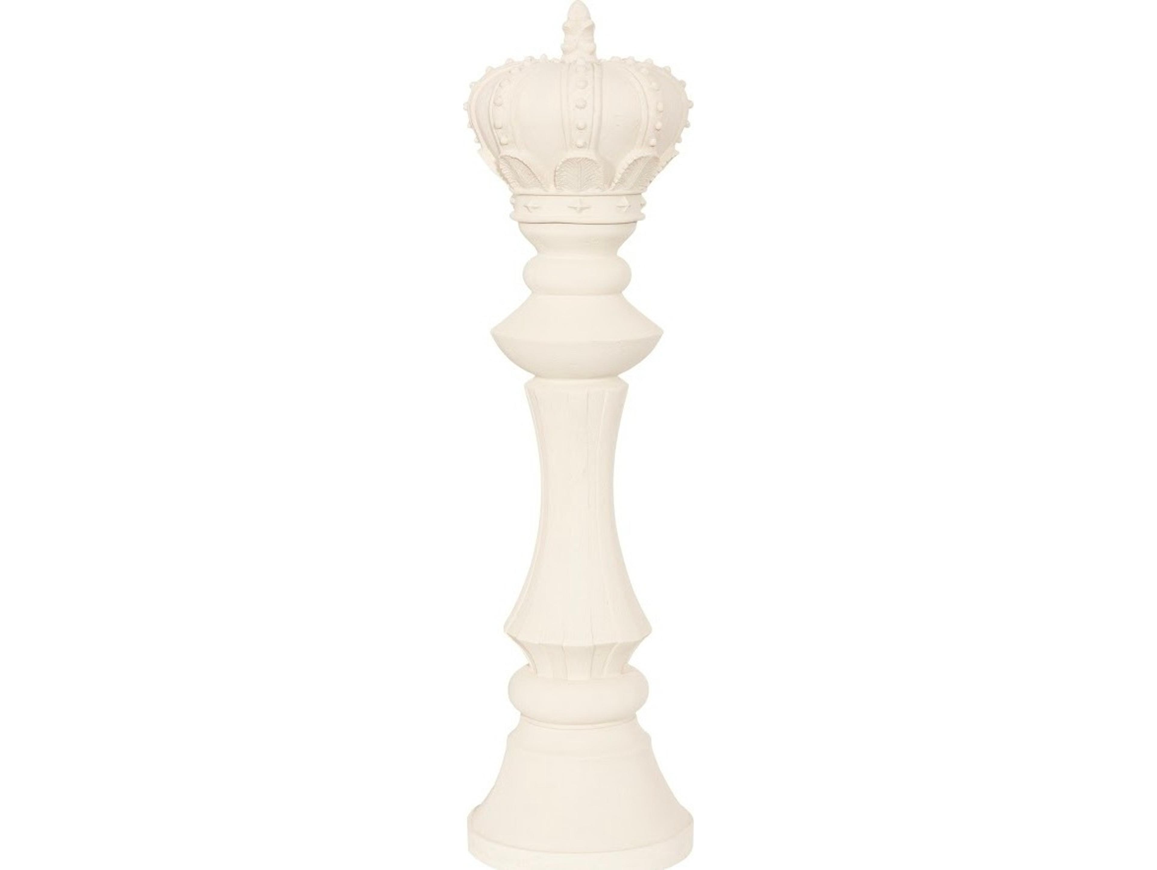 Phillips Collection King Chess Off White Sculpture