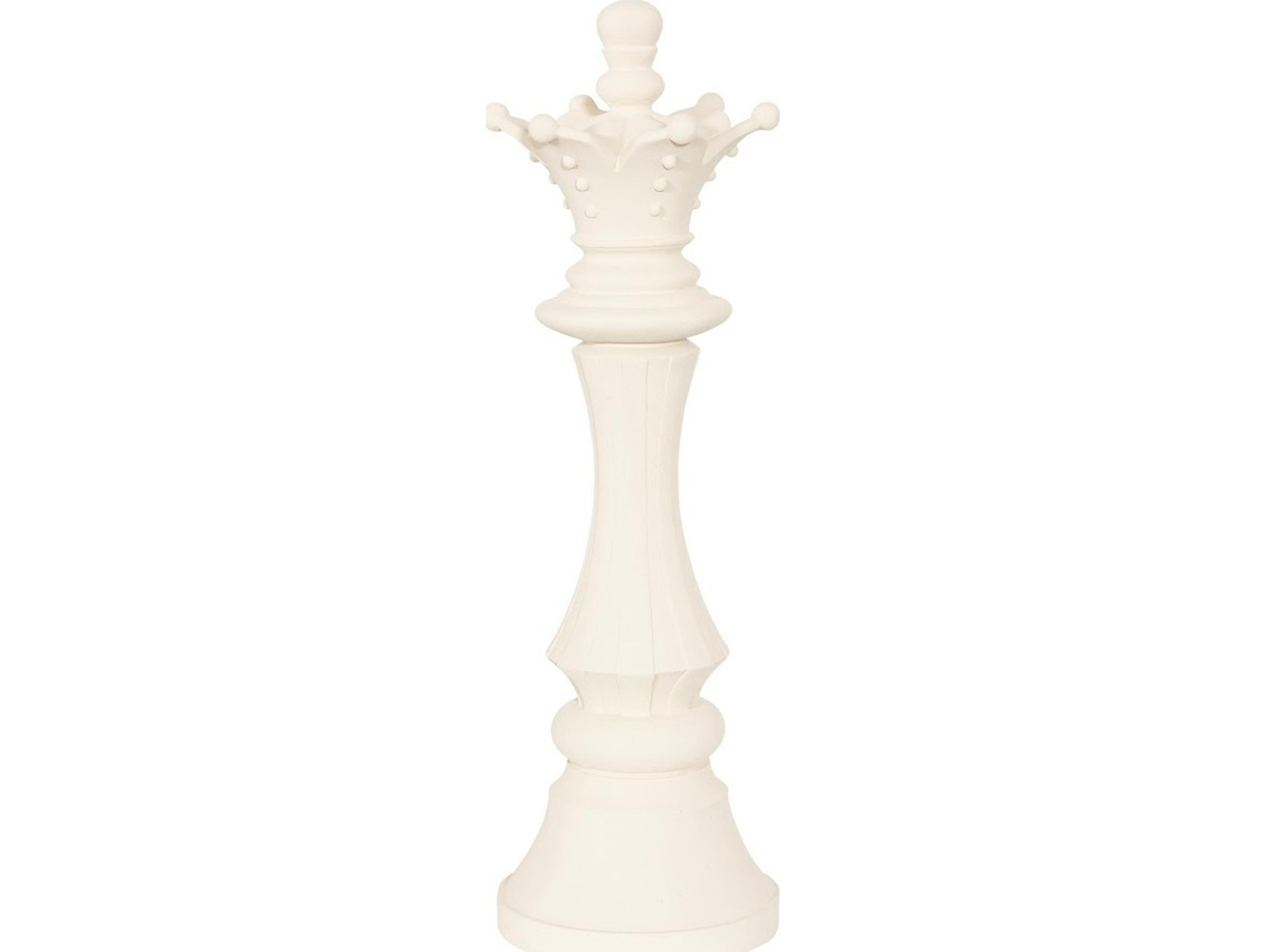 Phillips Collection Queen Chess Off White Sculpture