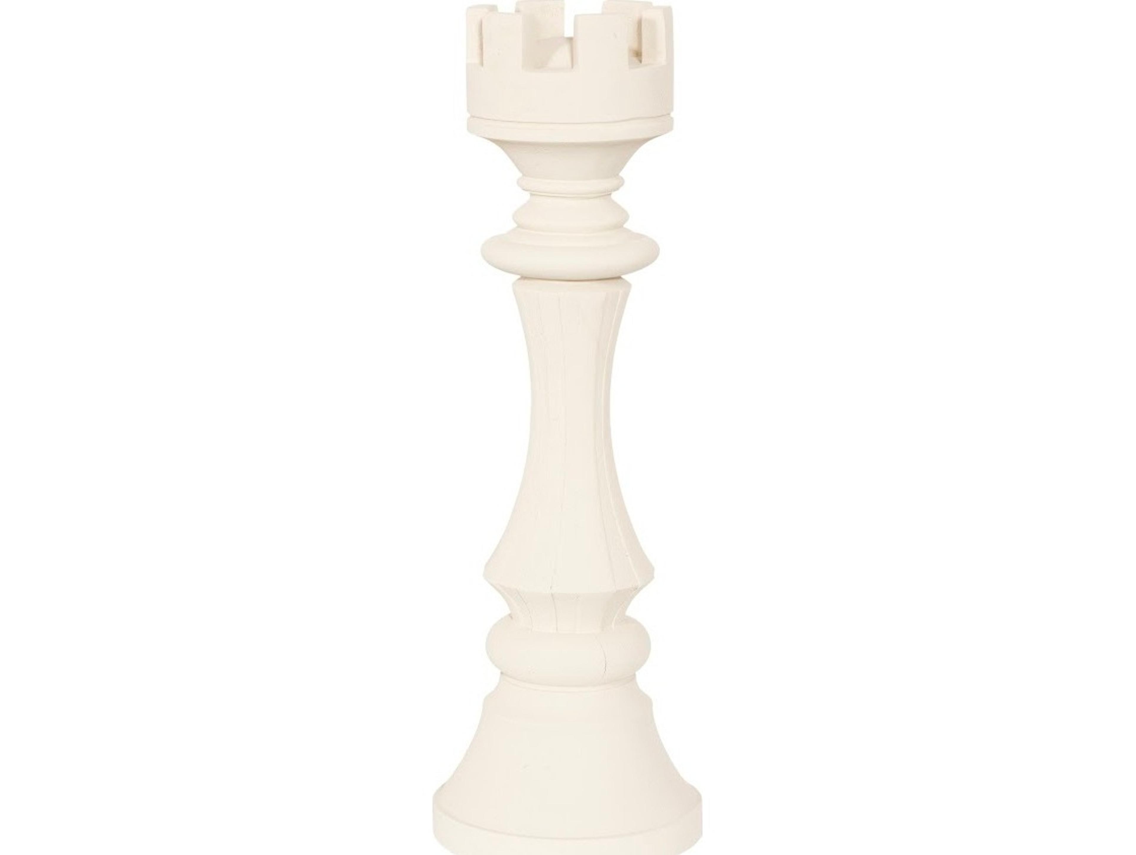 Phillips Collection Rook Chess Off White Sculpture