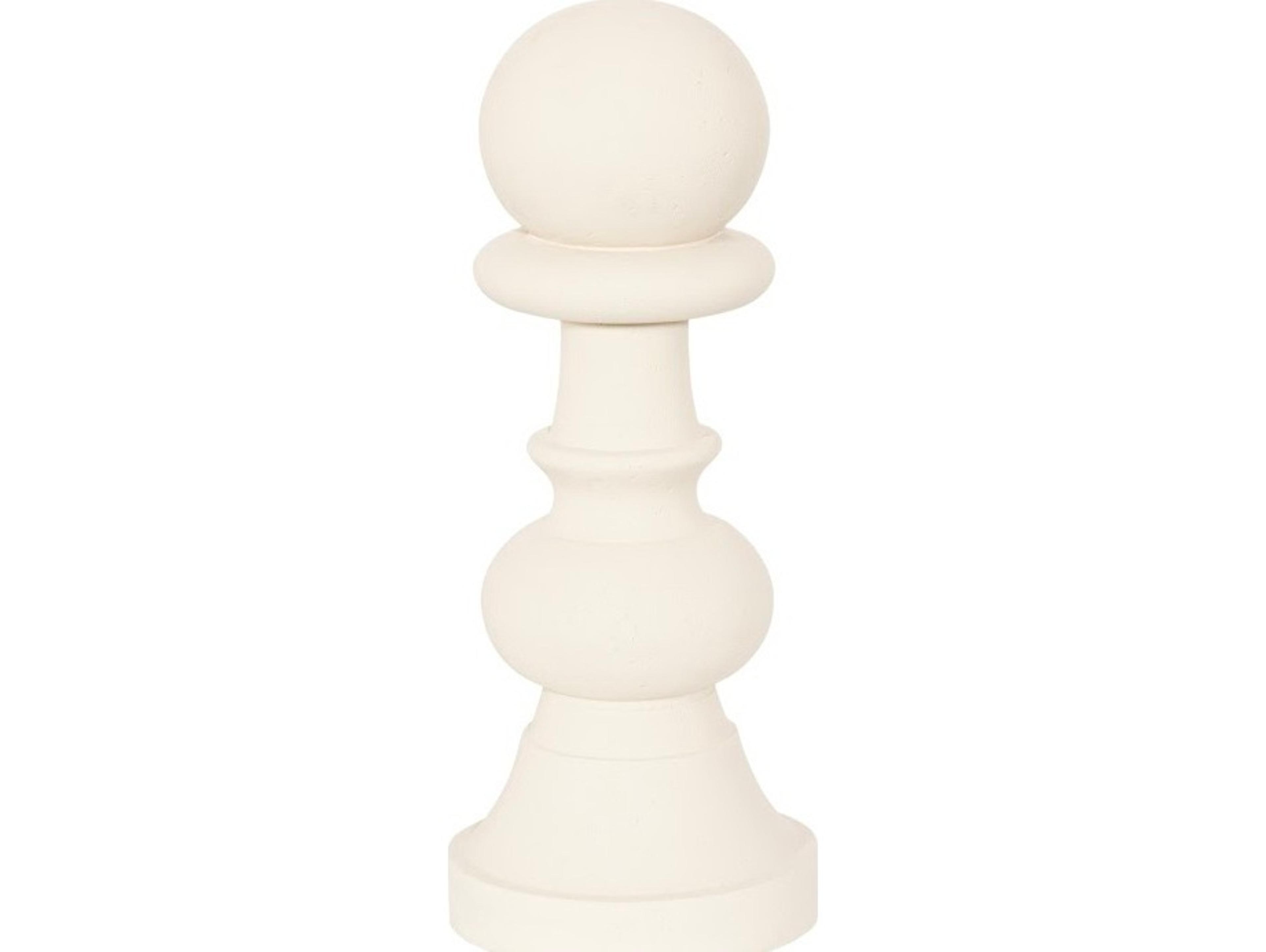 Phillips Collection Pawn Chess Off White Sculpture