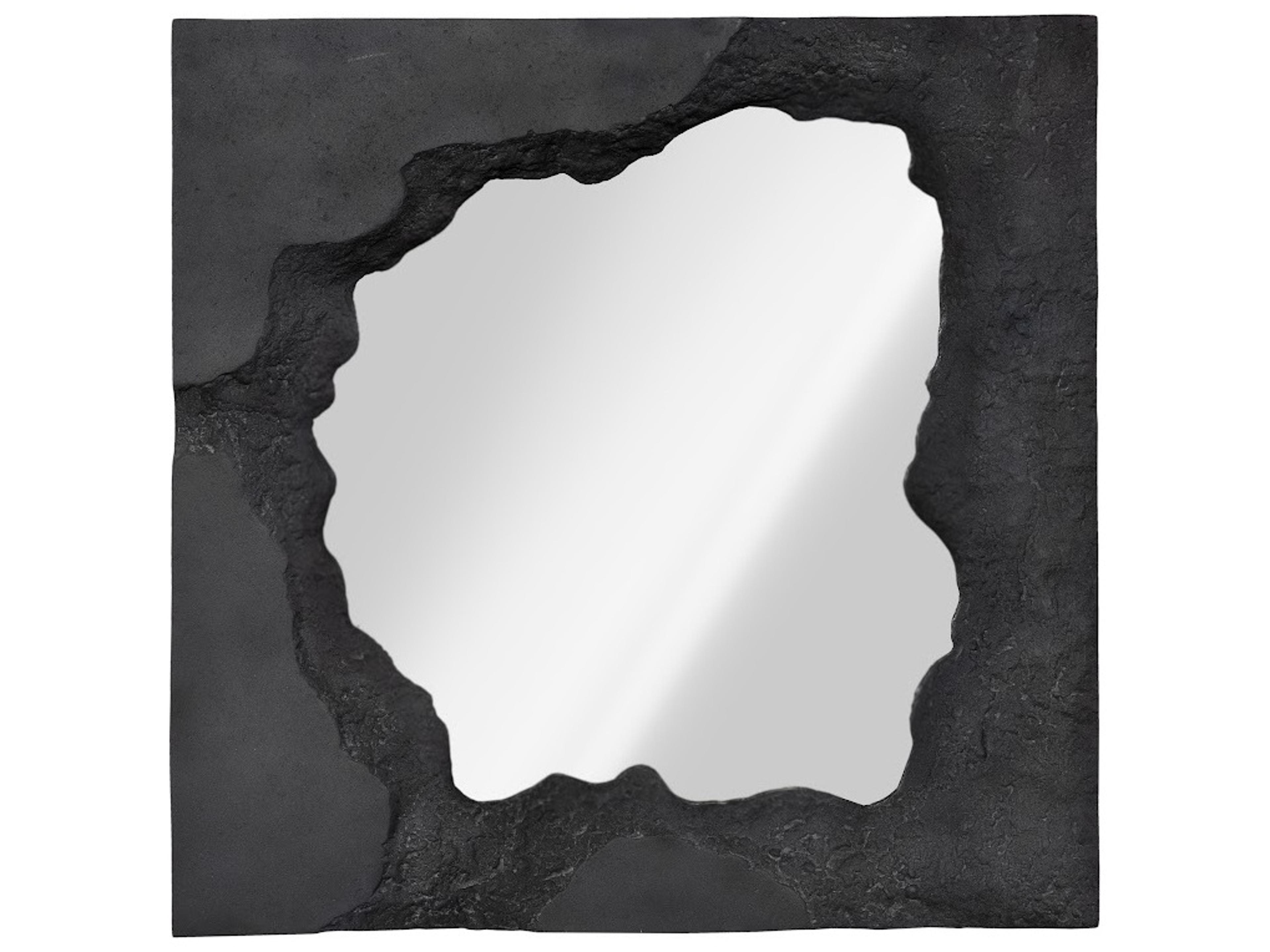 Phillips Collection Gray Wall Mirror Square