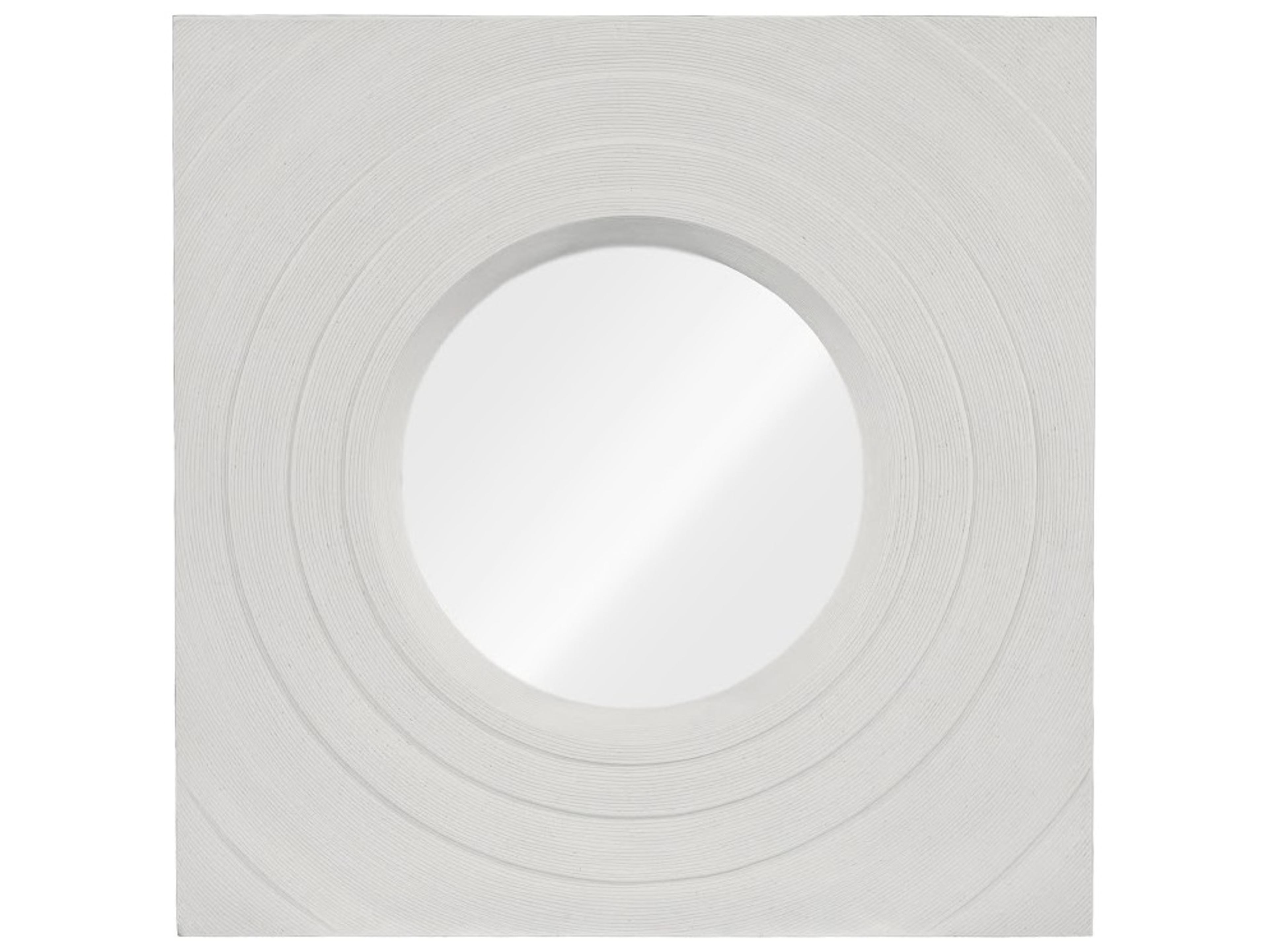 Phillips Collection Off White Wall Mirror Square