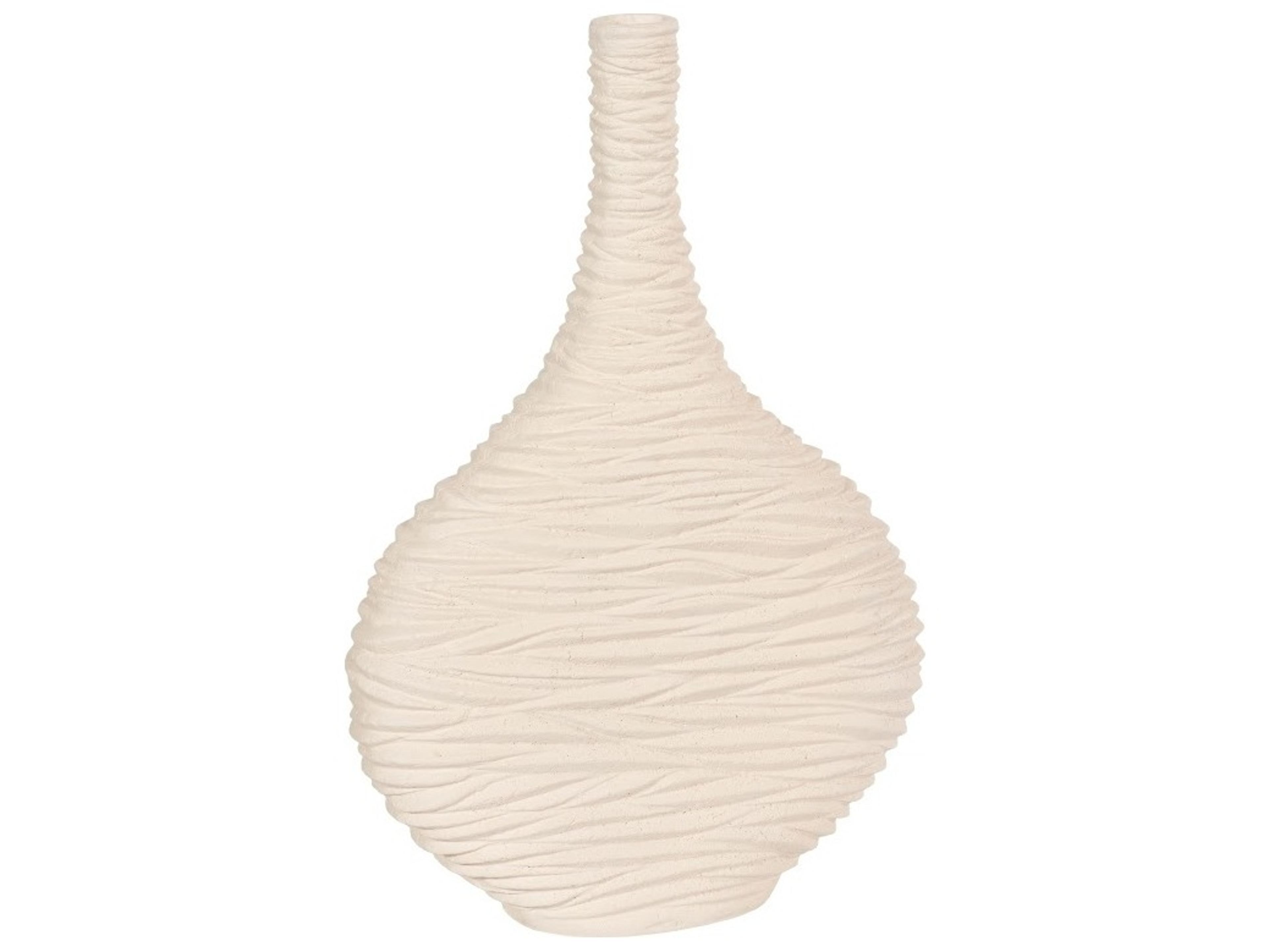 Phillips Collection Outdoor Stone Cast Off White Vase