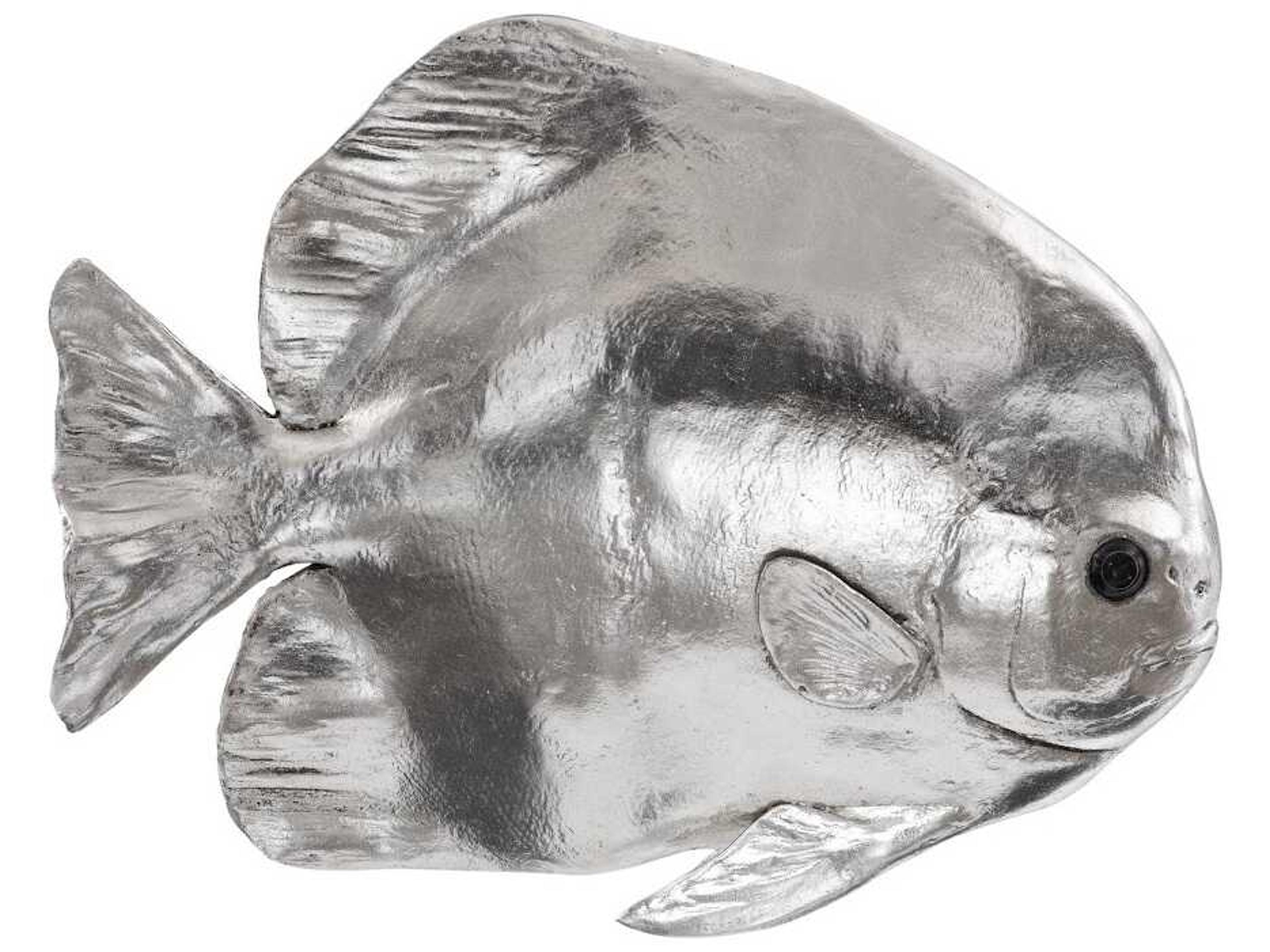 Phillips Collection Silver Leaf Australian Batfish 3D Wall Art