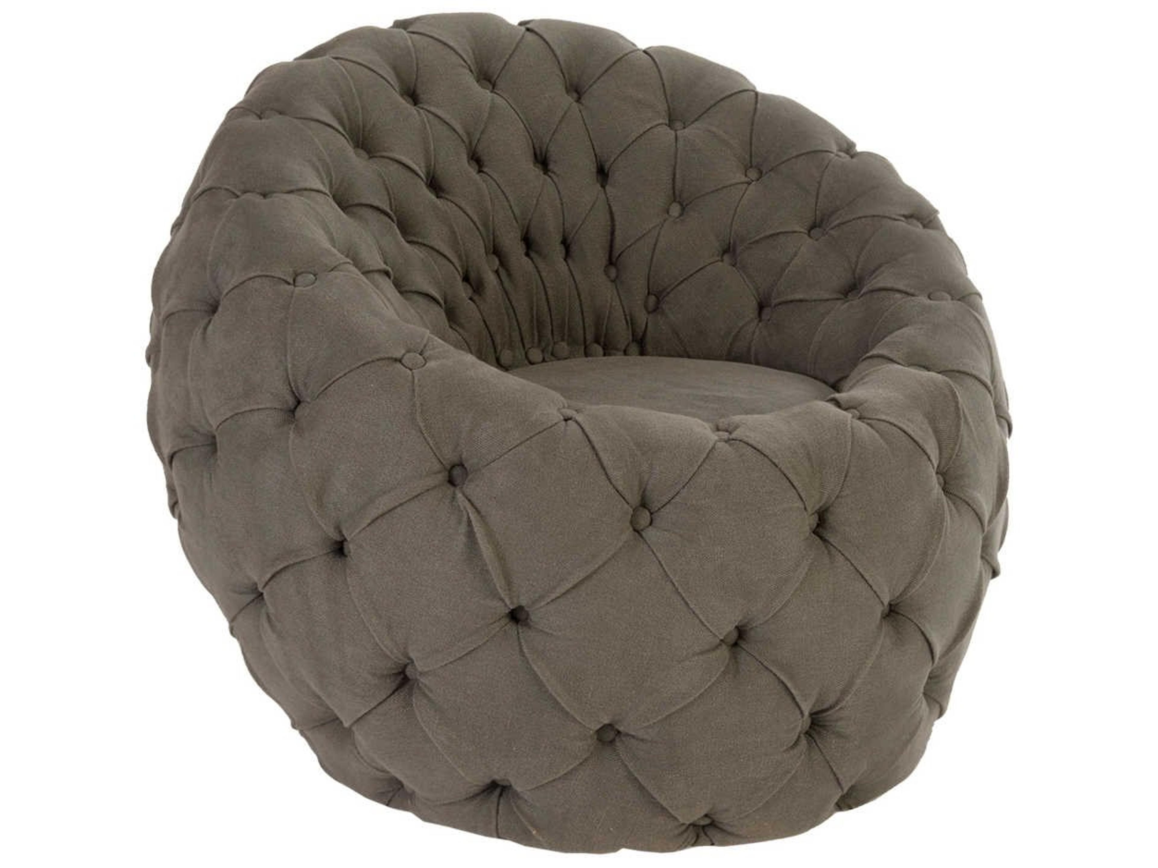 Phillips Collection Gray Fabric Accent Chair