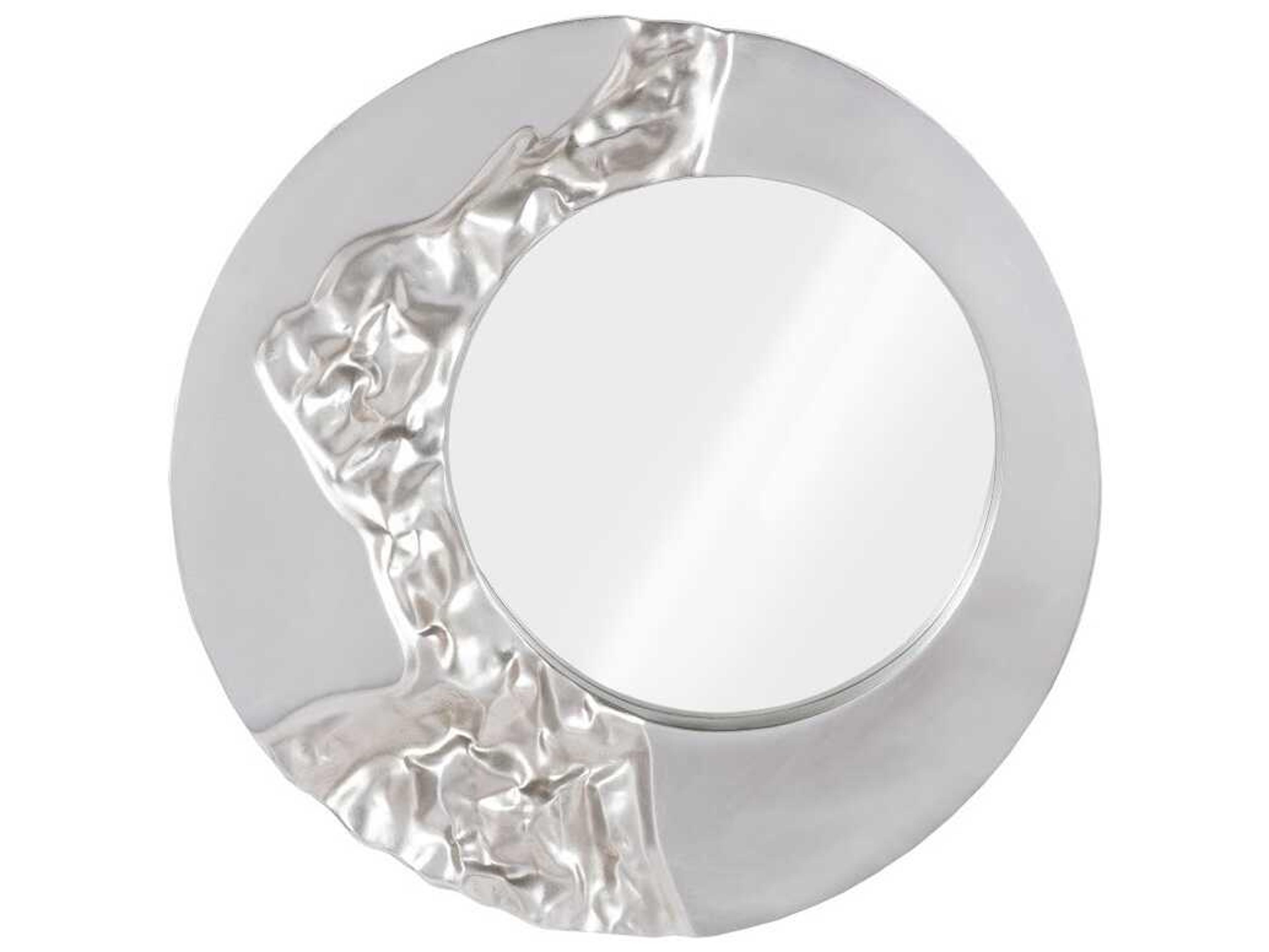 Phillips Collection Silver Leaf Round Wall Mirror