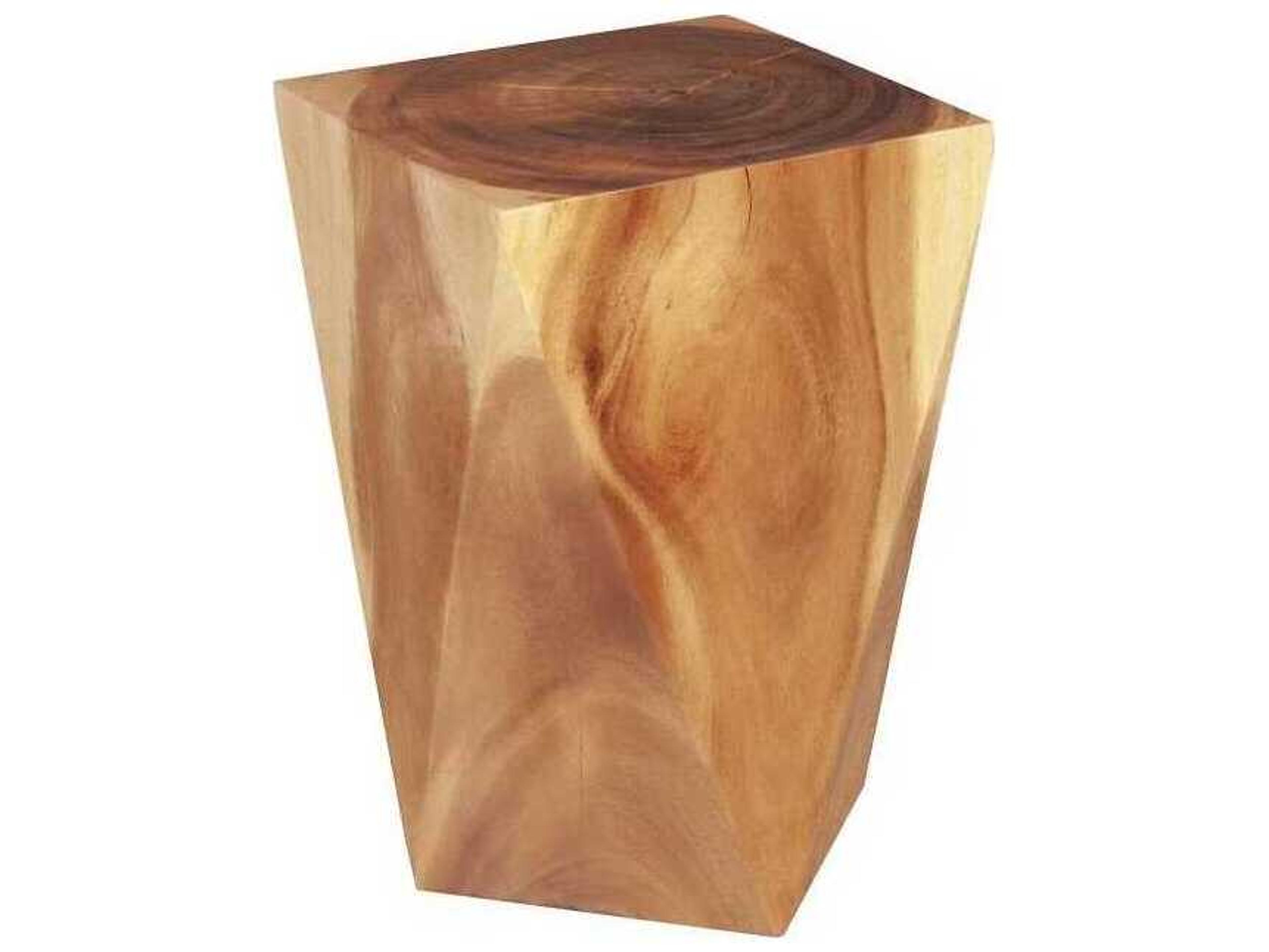 Phillips Collection Twist Natural Brown Accent Stool