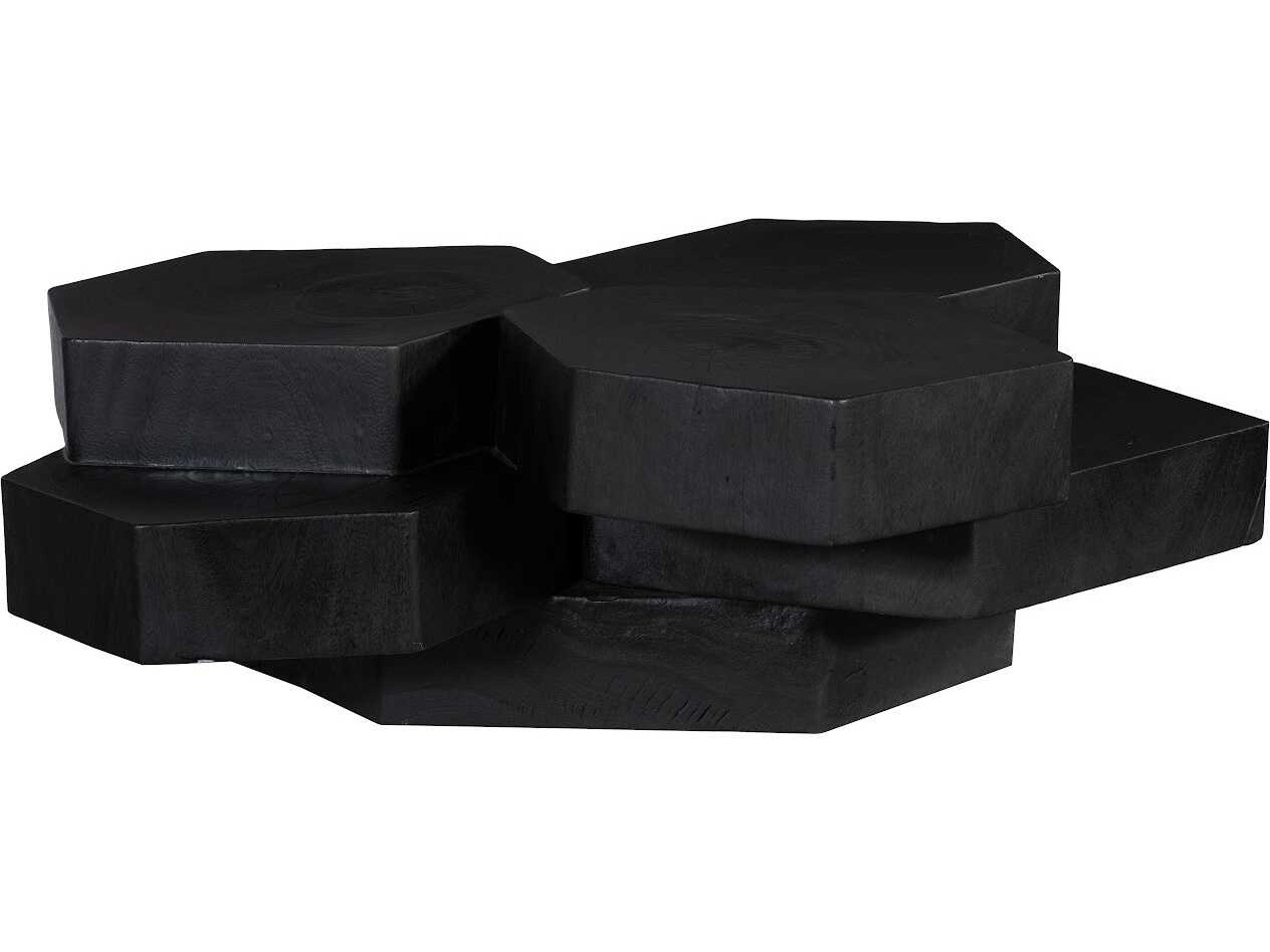 Phillips Collection Wood Black Coffee Table