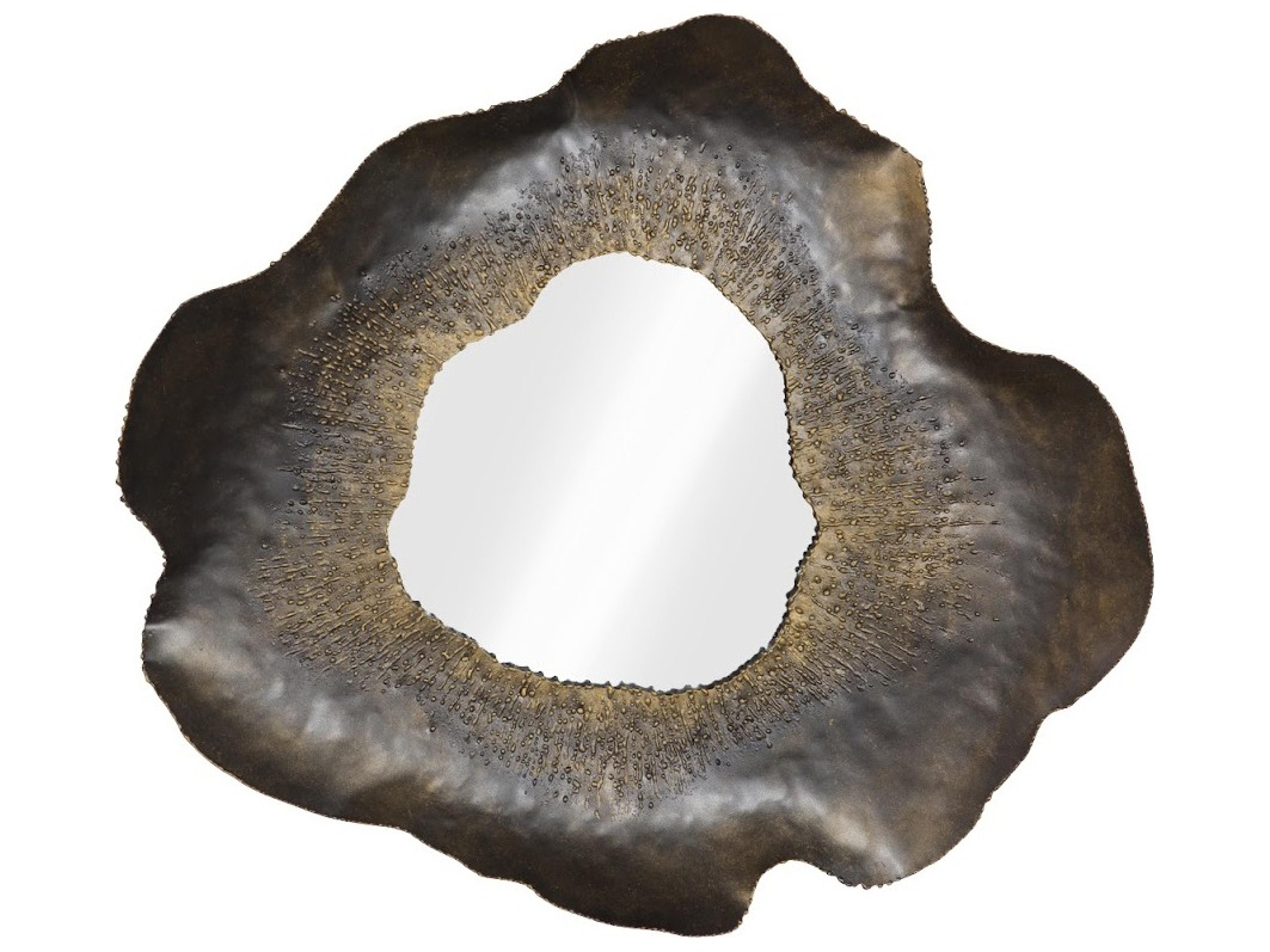 Phillips Collection Black Silver Wall Mirror