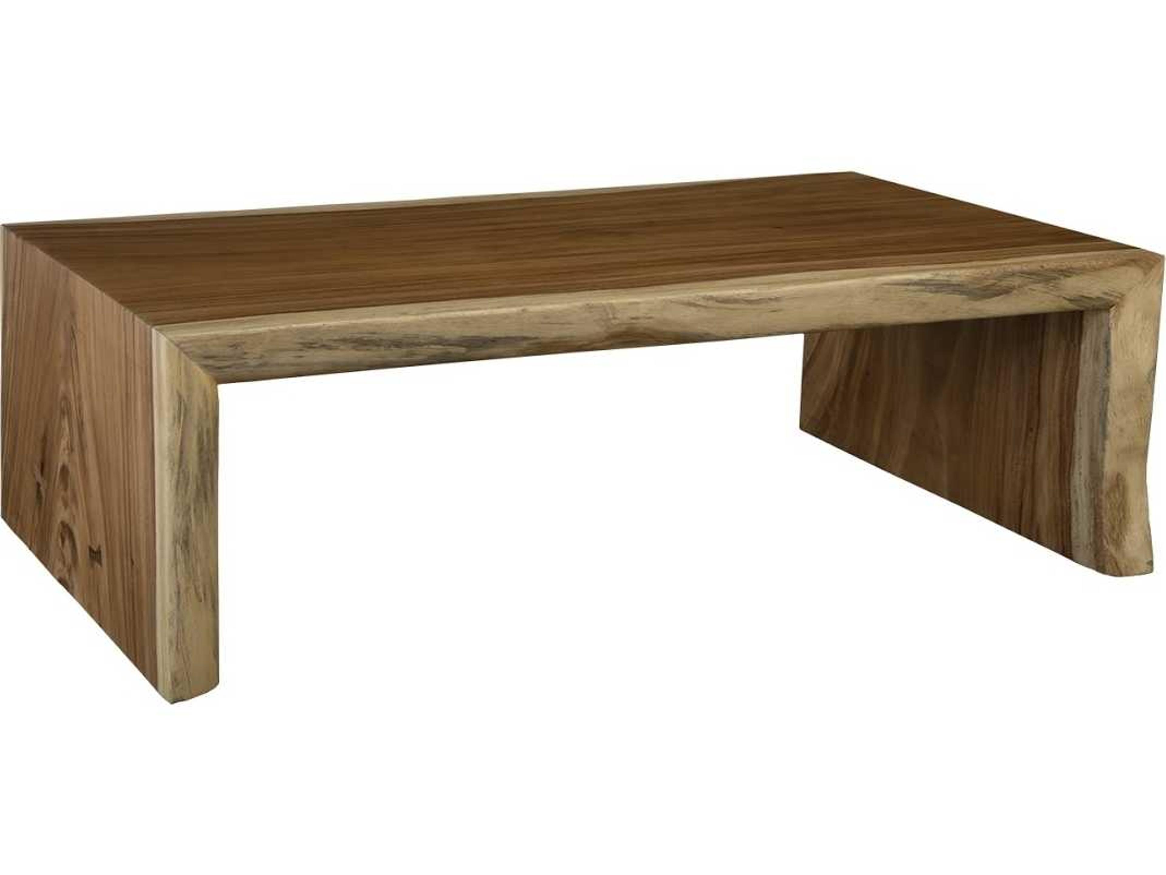 Phillips Collection Rectangular Wood Natural Brown Coffee Table
