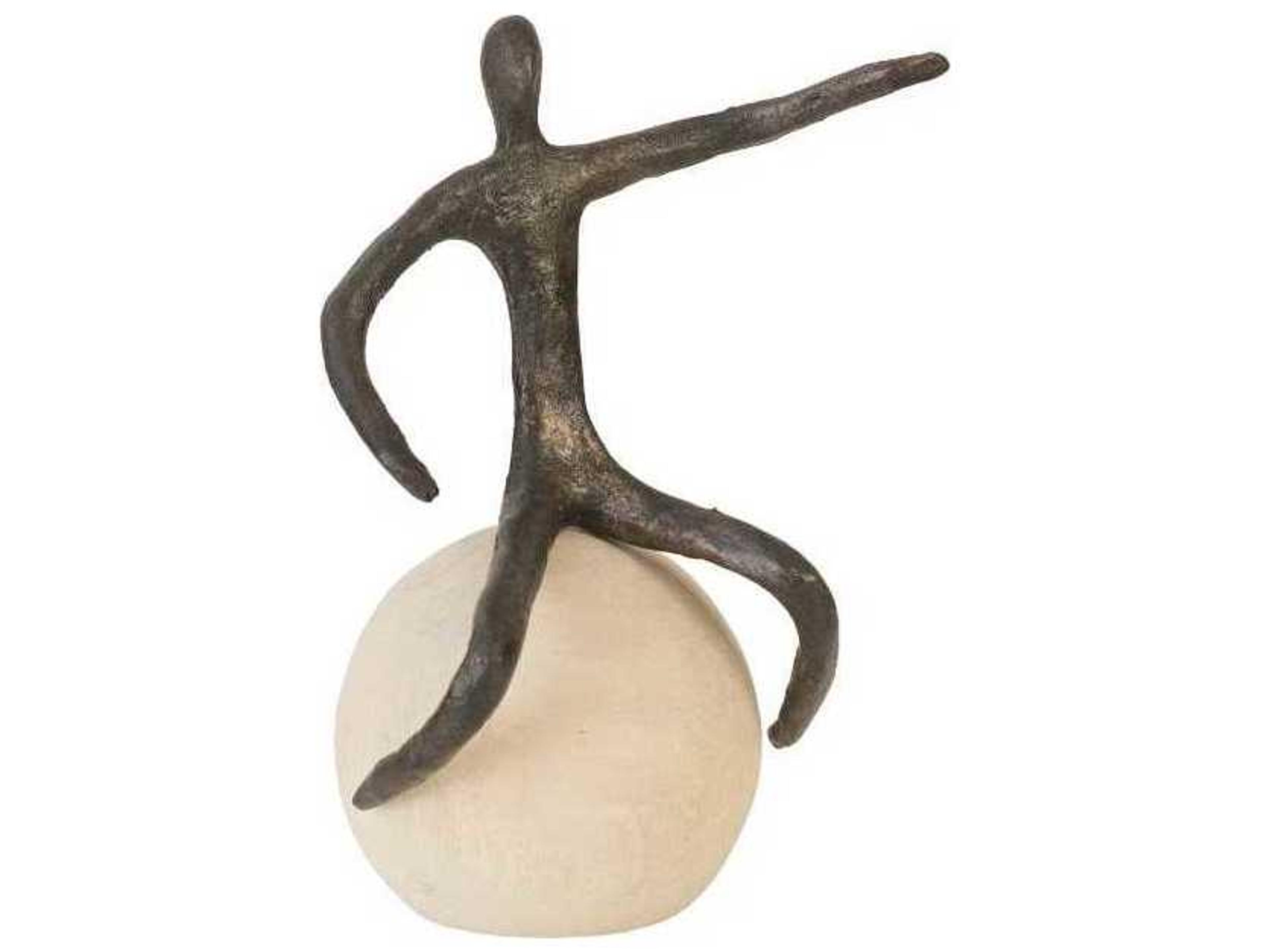 Phillips Collection Bronze / Bleached Wood Sculpture